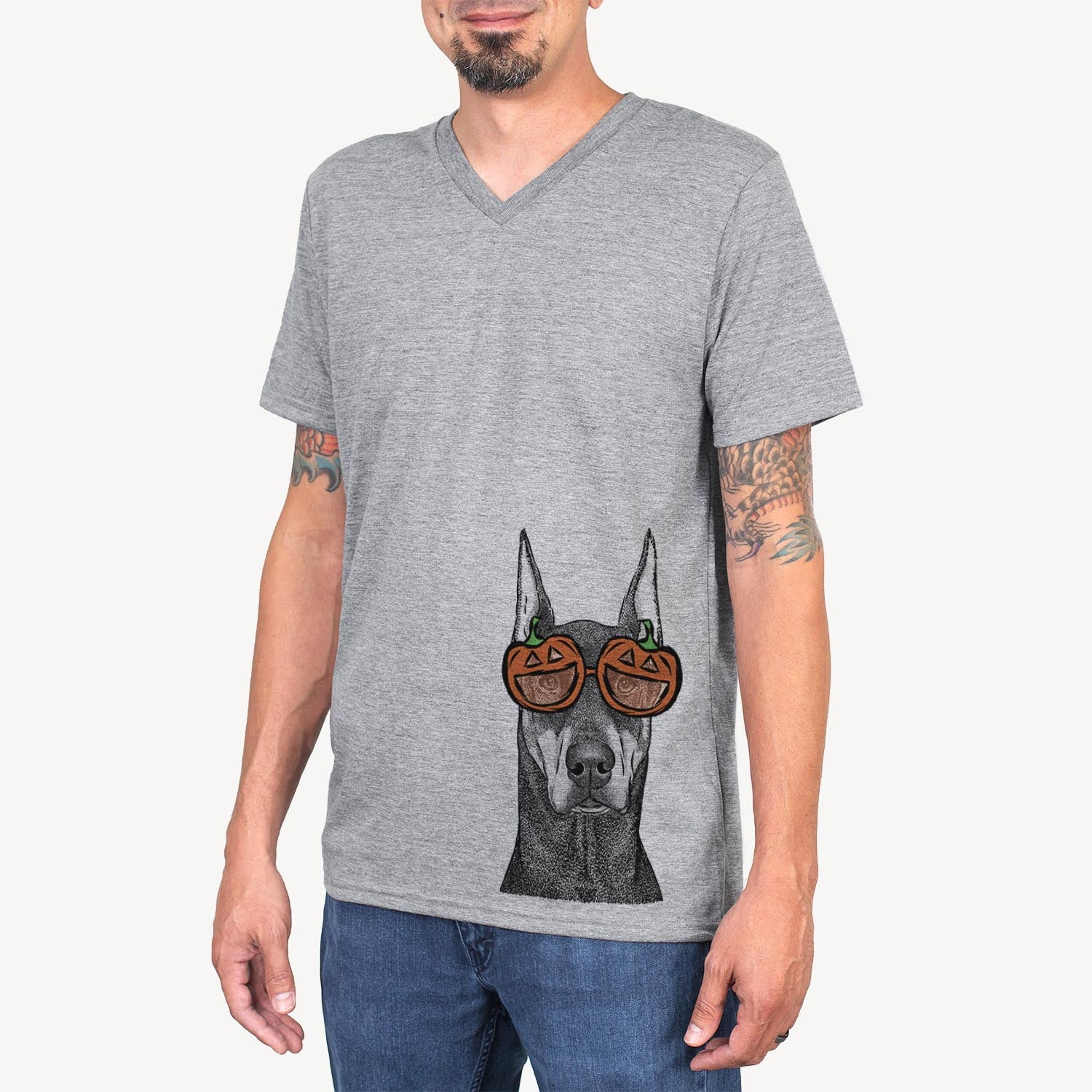 Drake the Doberman Pinscher  - Pumpkin Collection