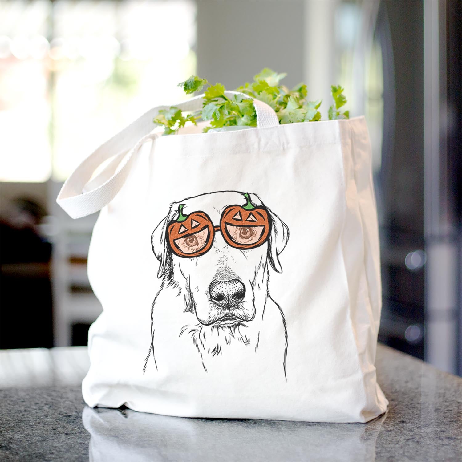 Duke the Yellow Lab - Tote Bag