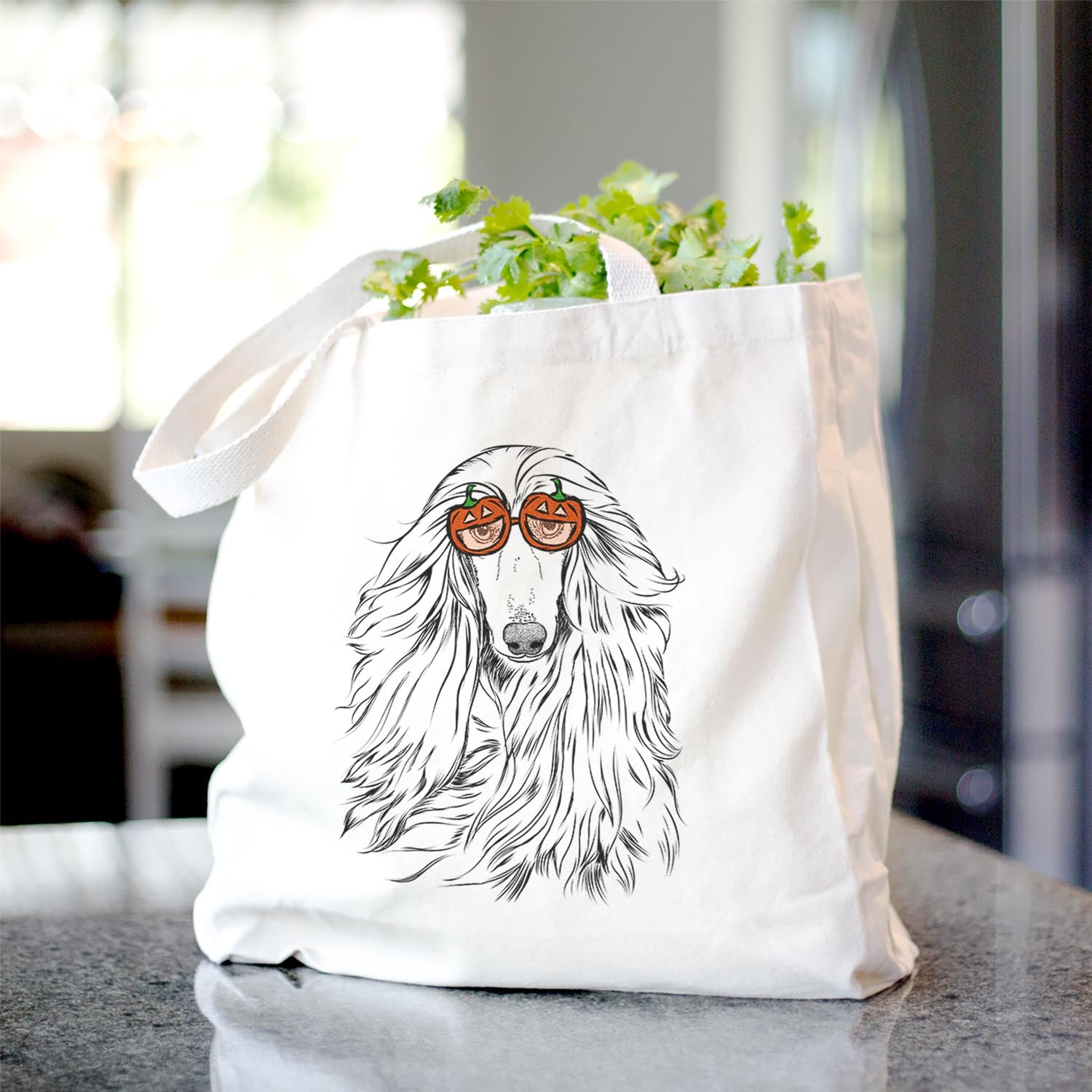 Fabio the Afghan Hound - Tote Bag