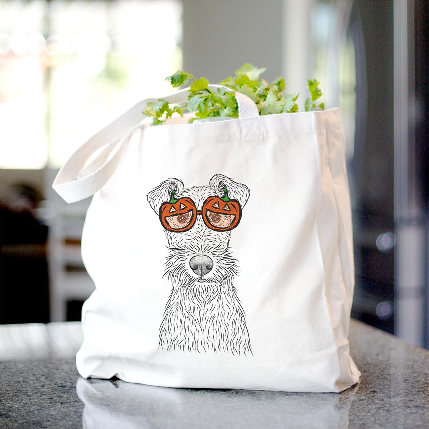 Fitz the Wire Fox Terrier - Tote Bag