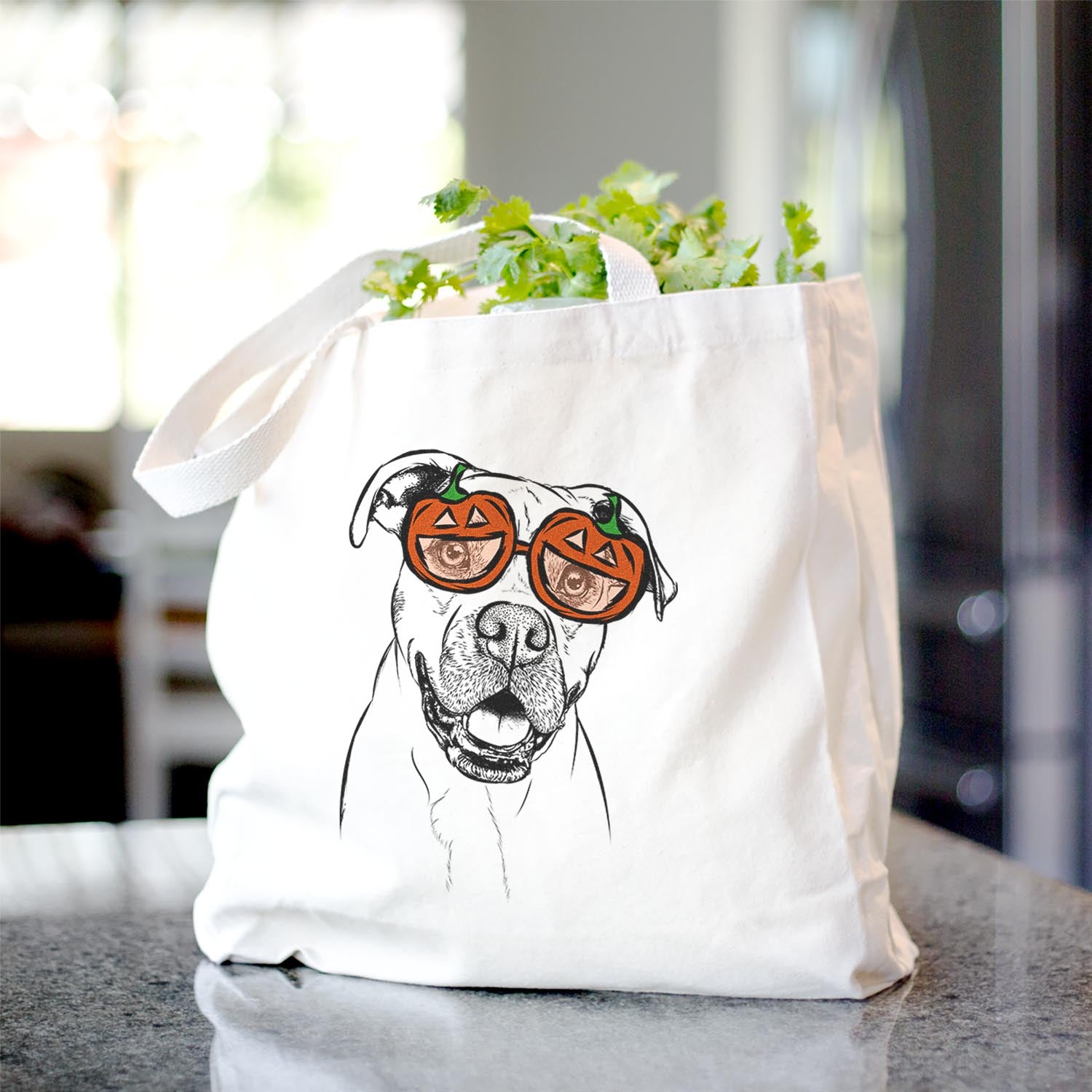 Frankie Tankie the Boxer Mix - Tote Bag