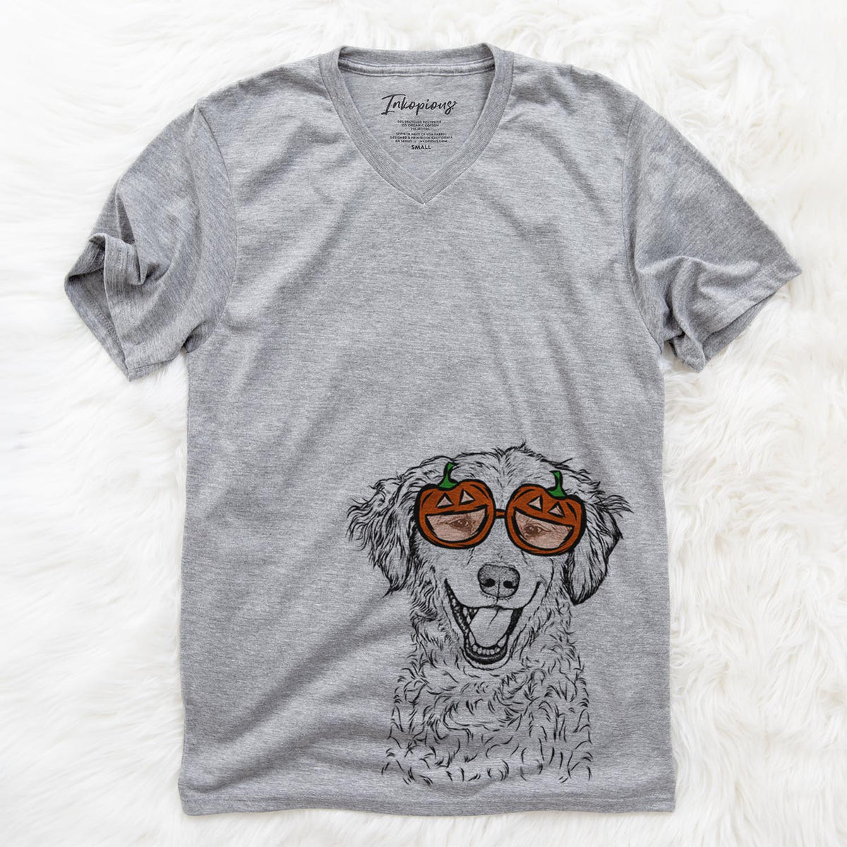 Happy Otis the Miniature Goldendoodle  - Pumpkin Collection