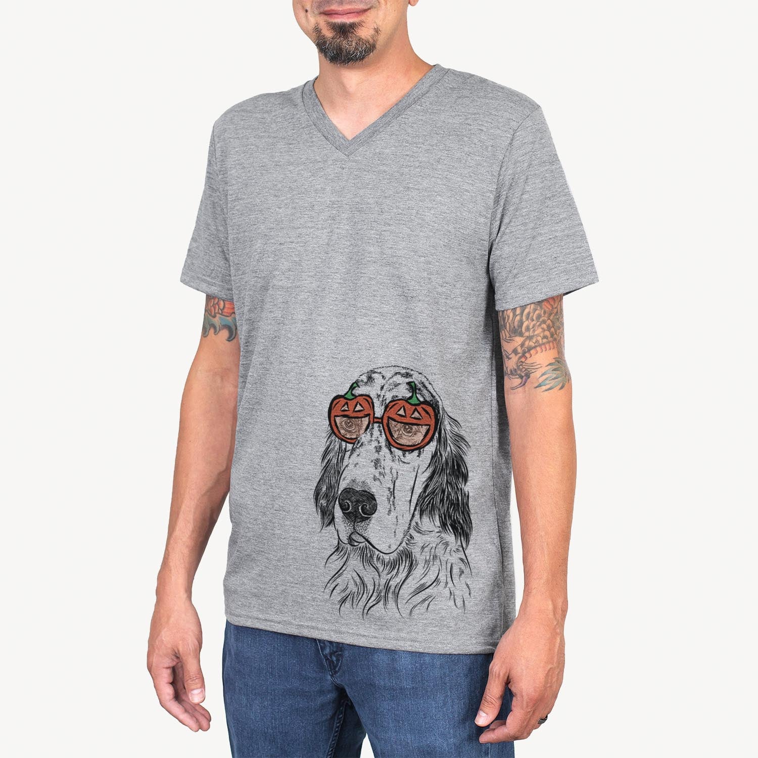 Hutch the English Setter  - Pumpkin Collection