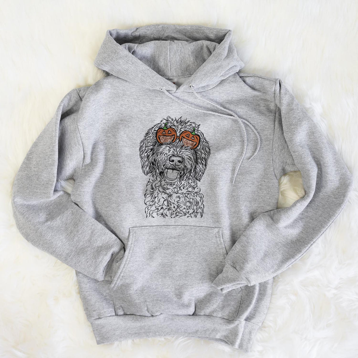 Jack the Chocolate Labradoodle  - Pumpkin Collection