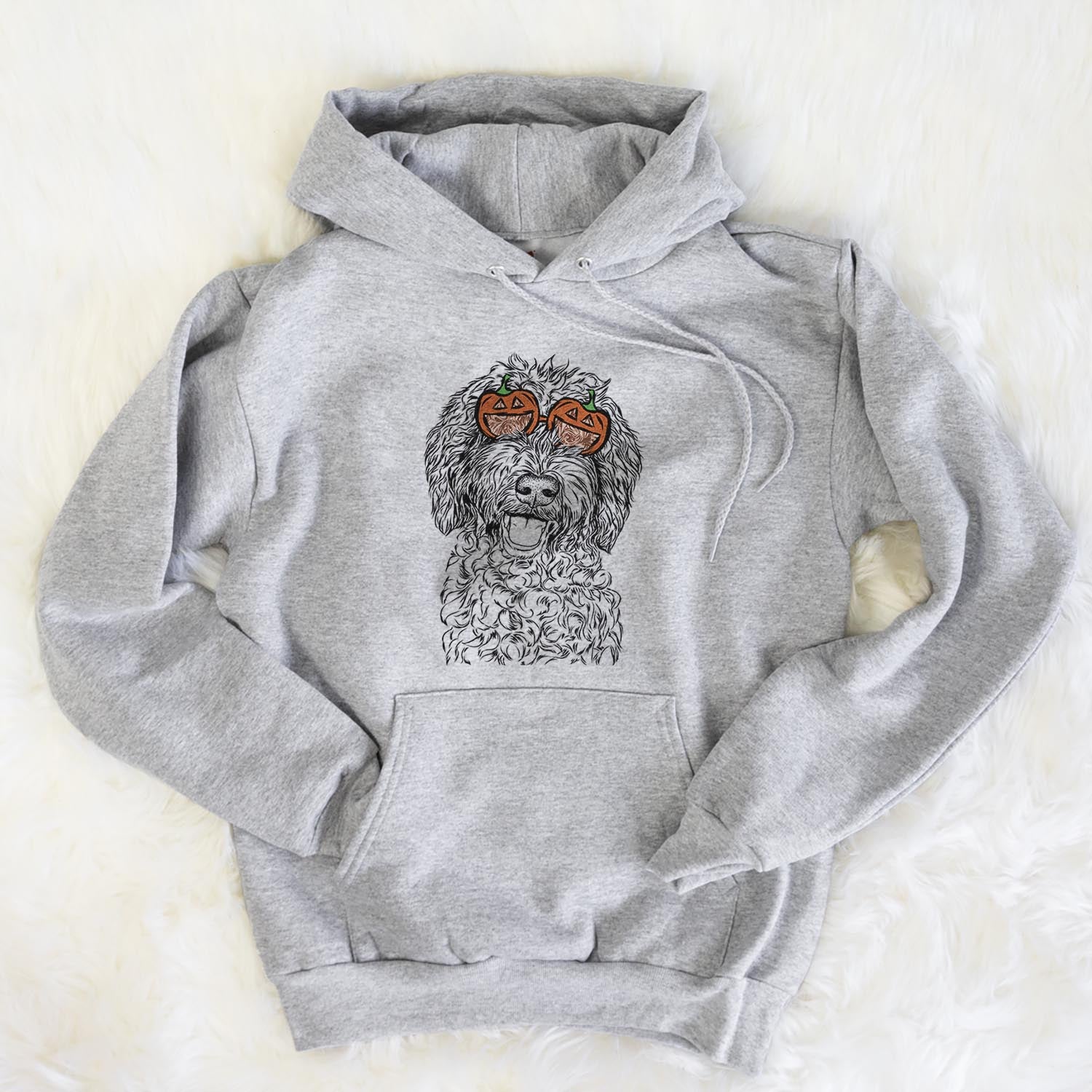 Jack the Chocolate Labradoodle  - Pumpkin Collection