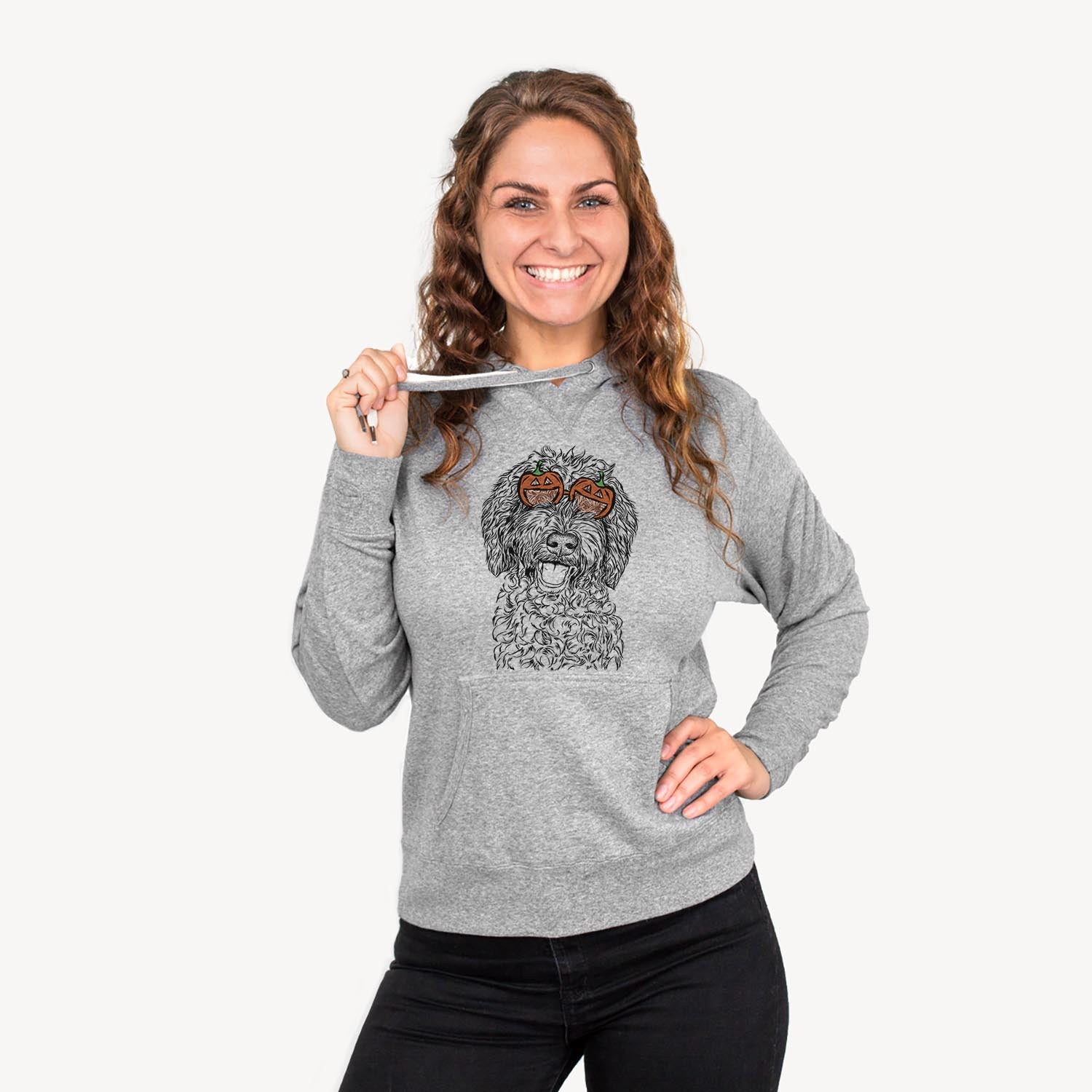 Jack the Chocolate Labradoodle  - Pumpkin Collection