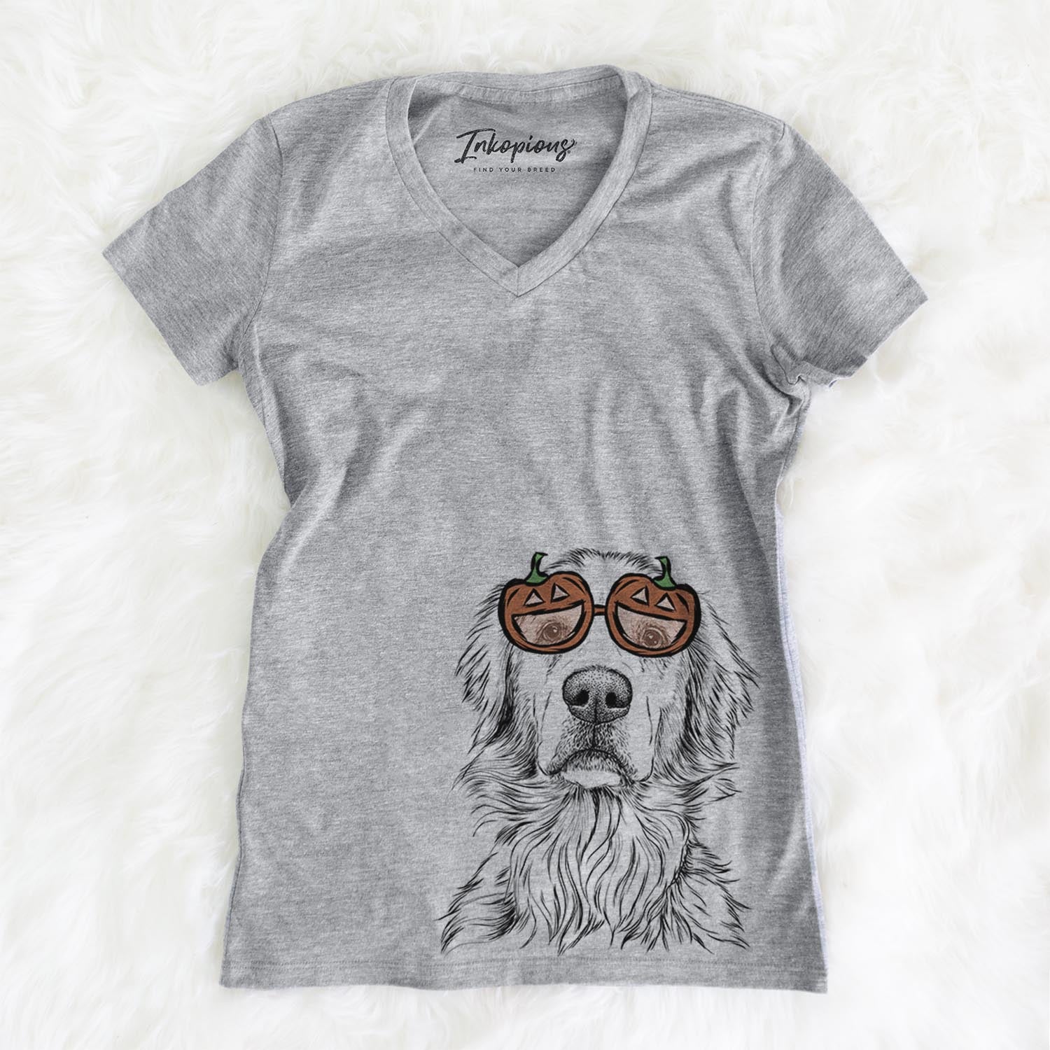 Jake-aroni the Golden Retriever  - Pumpkin Collection