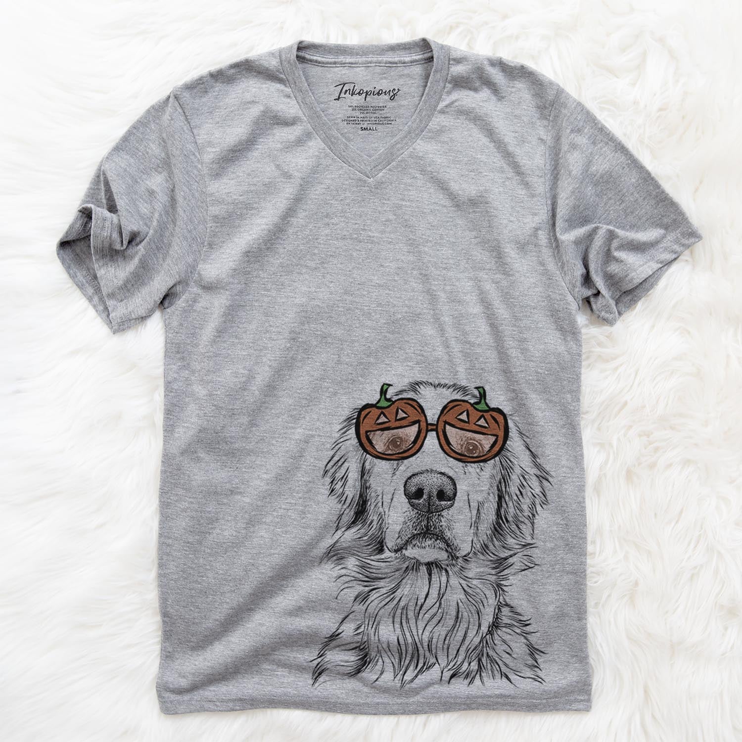 Jake-aroni the Golden Retriever  - Pumpkin Collection