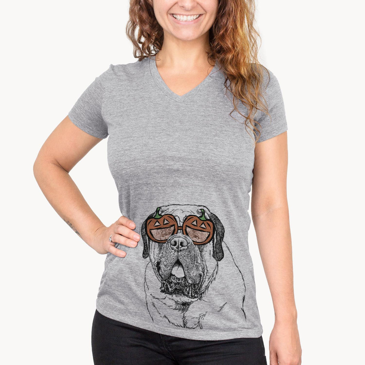 Jed the English Mastiff  - Pumpkin Collection