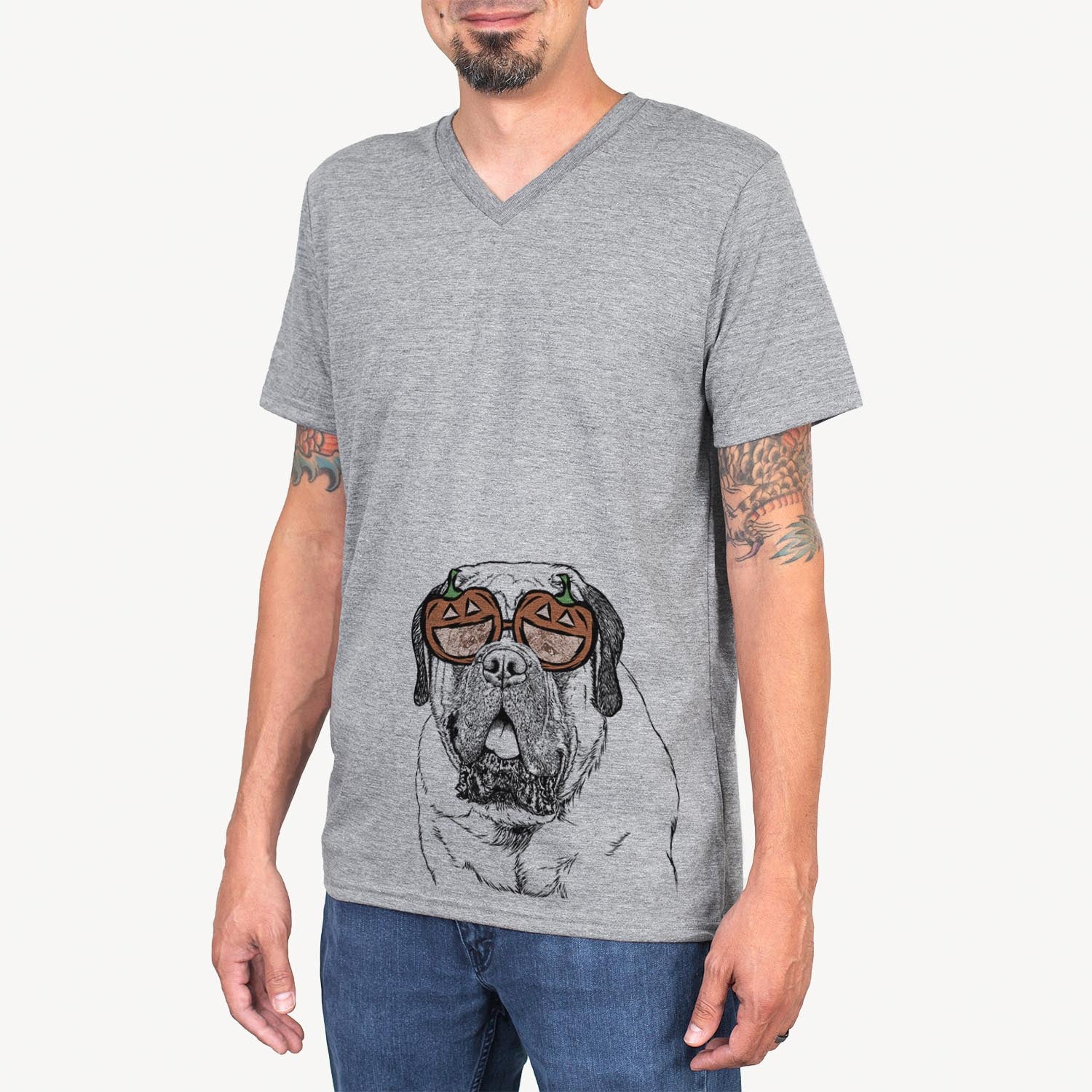 Jed the English Mastiff  - Pumpkin Collection