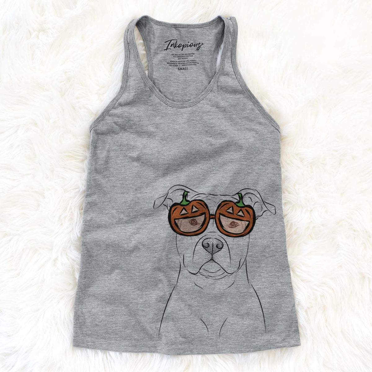 Jethro the American Staffordshire Terrier  - Pumpkin Collection