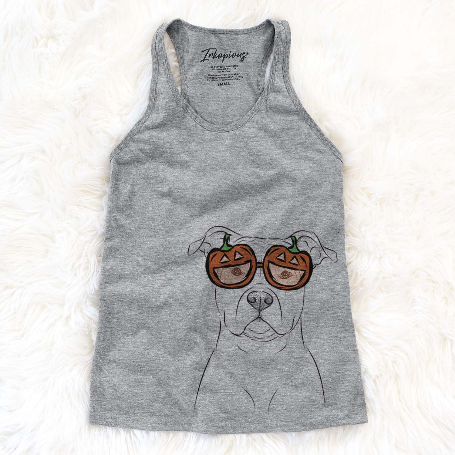 Jethro the American Staffordshire Terrier  - Pumpkin Collection