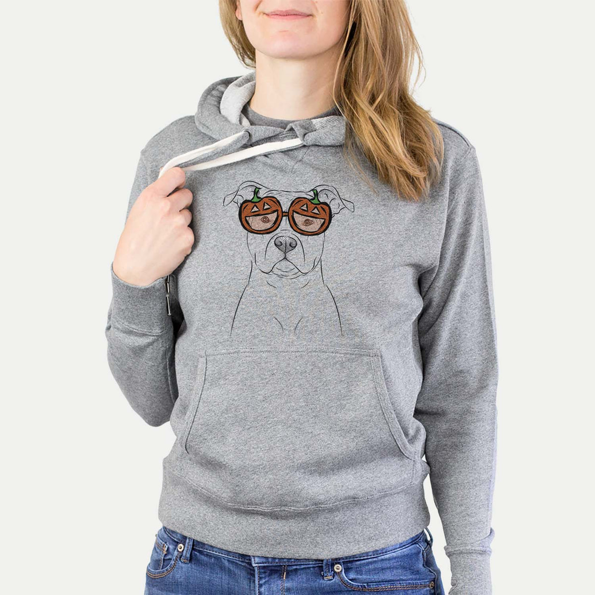 Jethro the American Staffordshire Terrier  - Pumpkin Collection