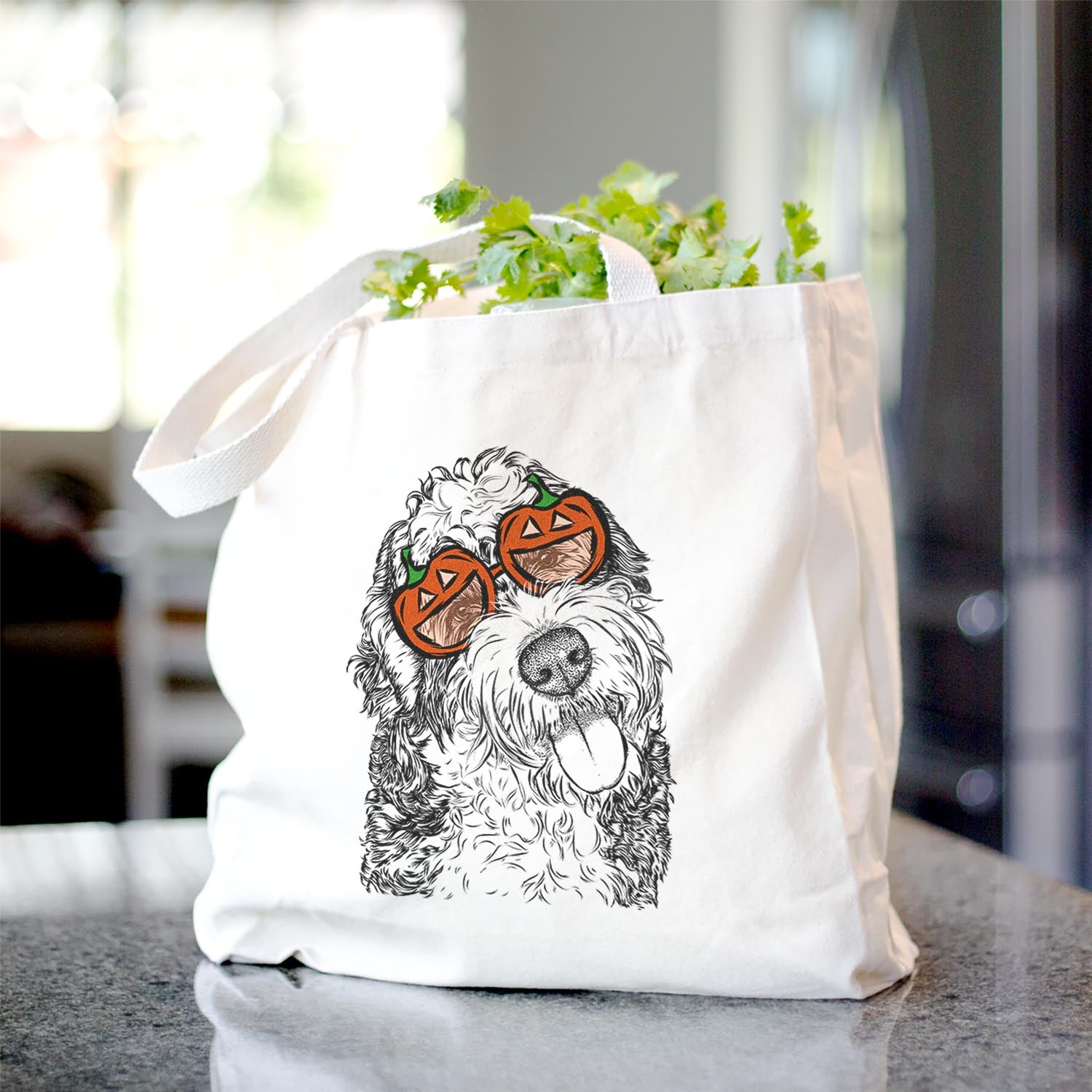 Kaci the Bernedoodle - Tote Bag