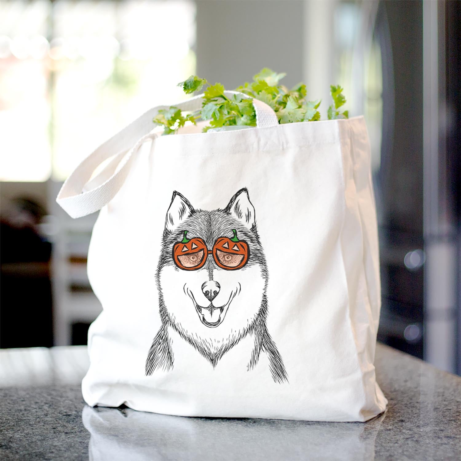 Koda the Siberian Husky - Tote Bag