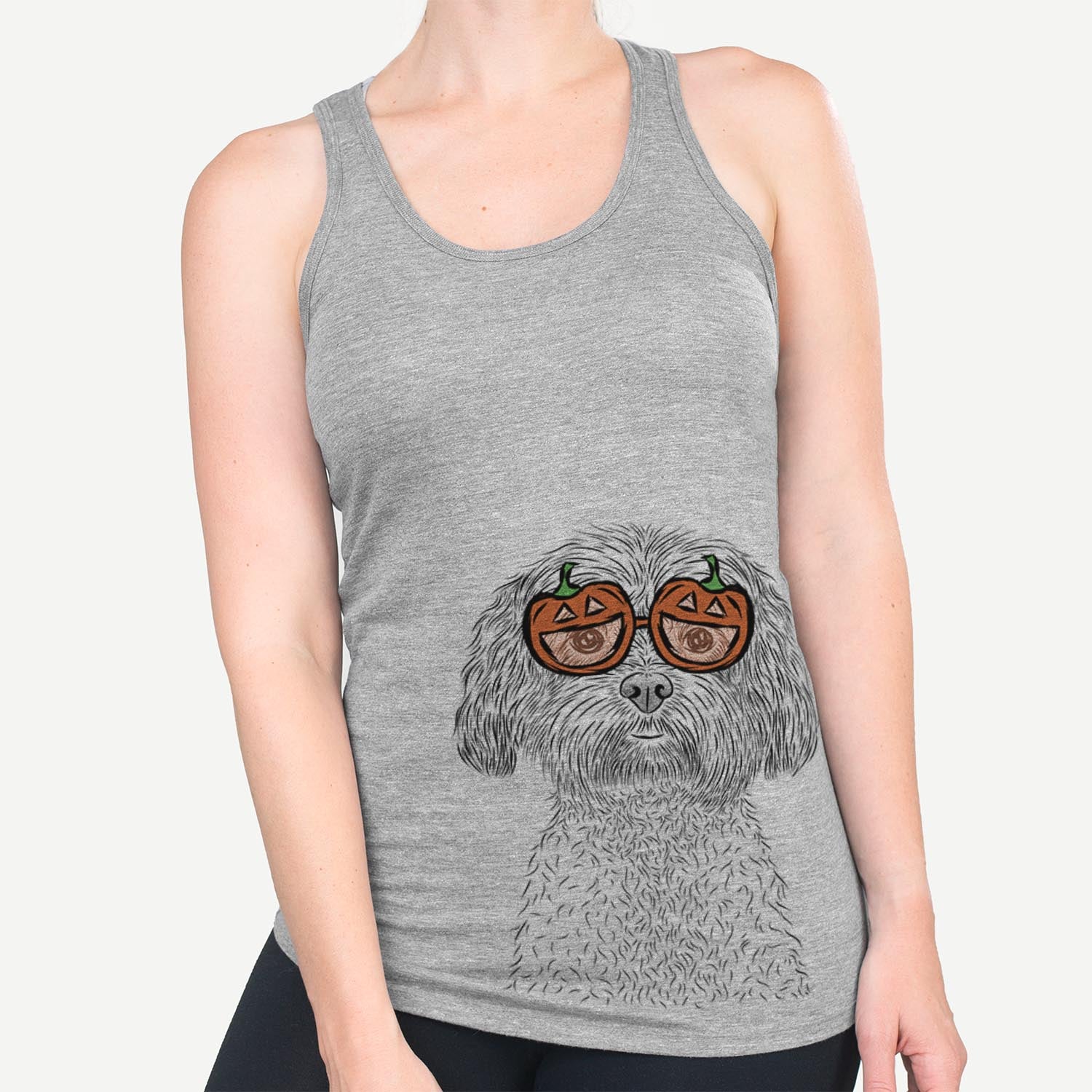 Lane the Lhasa Apso  - Pumpkin Collection