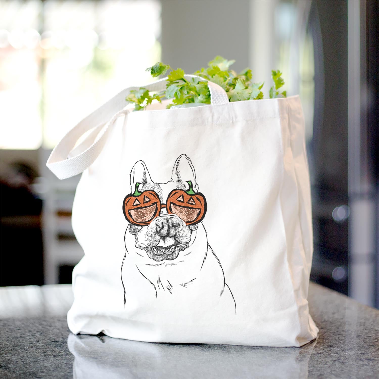 Lentil the French Bulldog - Tote Bag