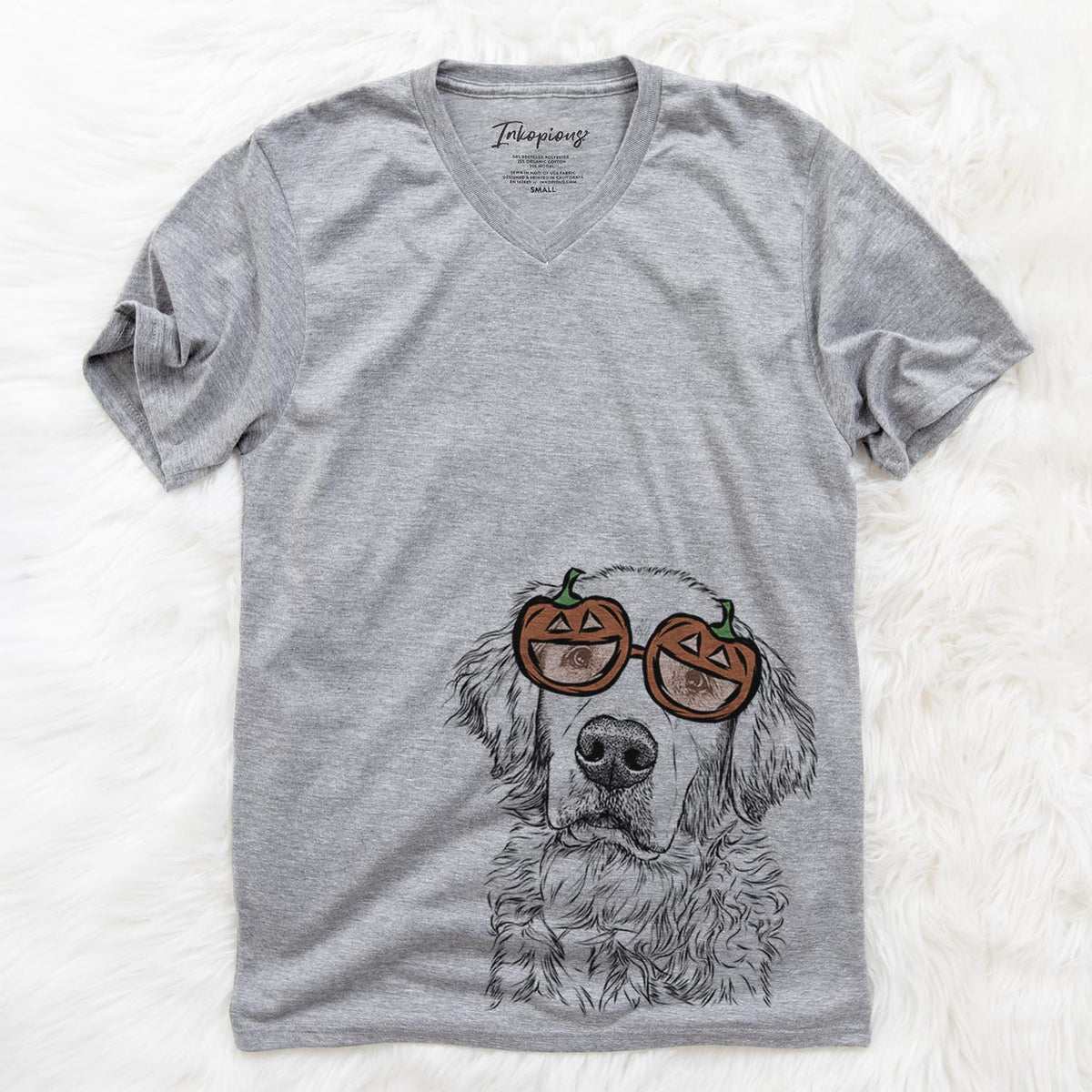 Loganator the Golden Retriever  - Pumpkin Collection