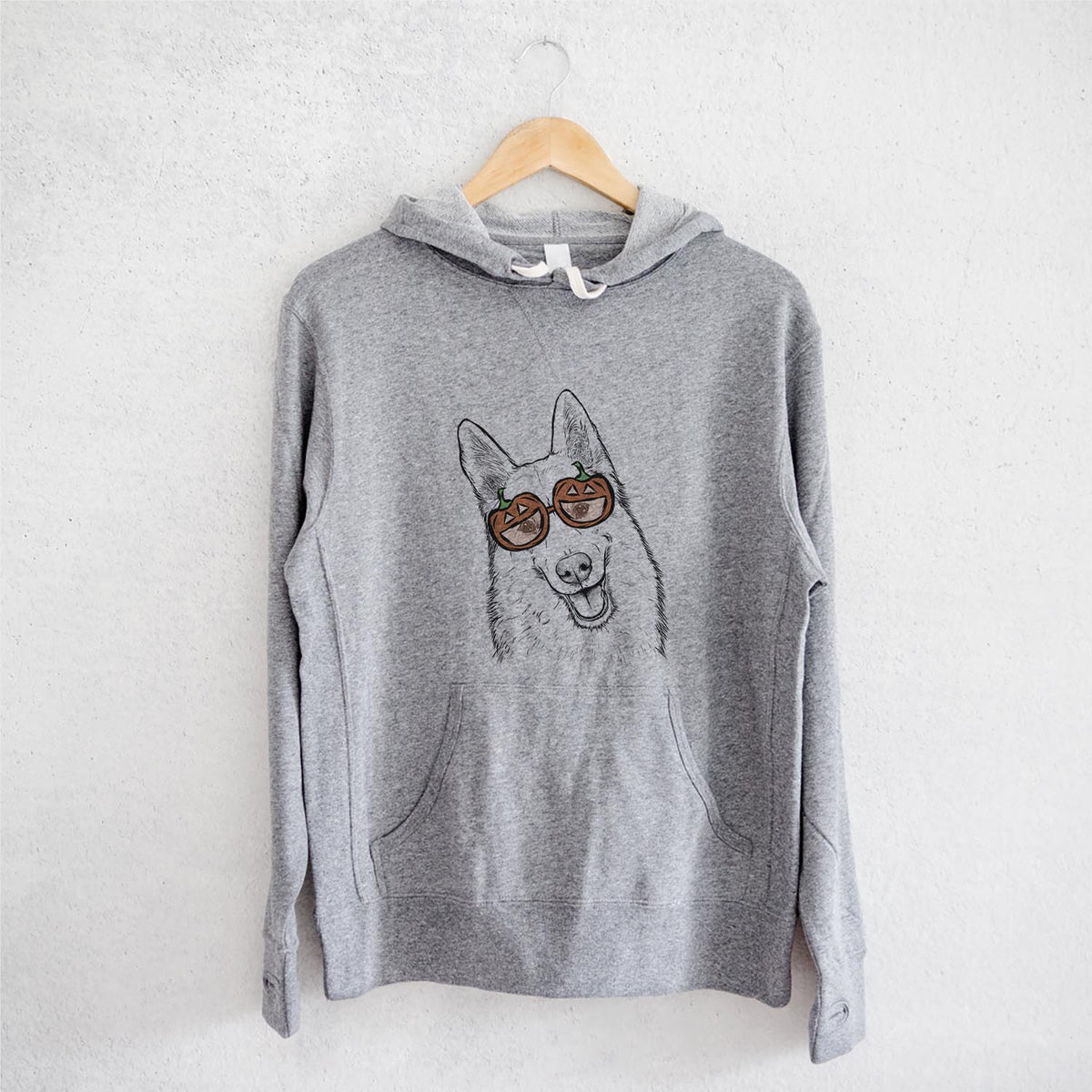 Loki the Husky Shepherd Mix  - Pumpkin Collection