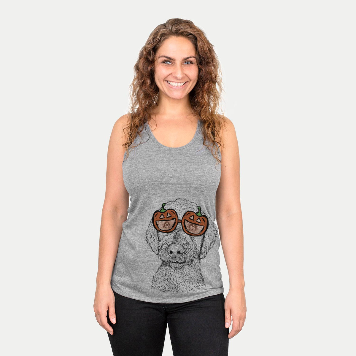 Lucy Boo the Goldendoodle  - Pumpkin Collection