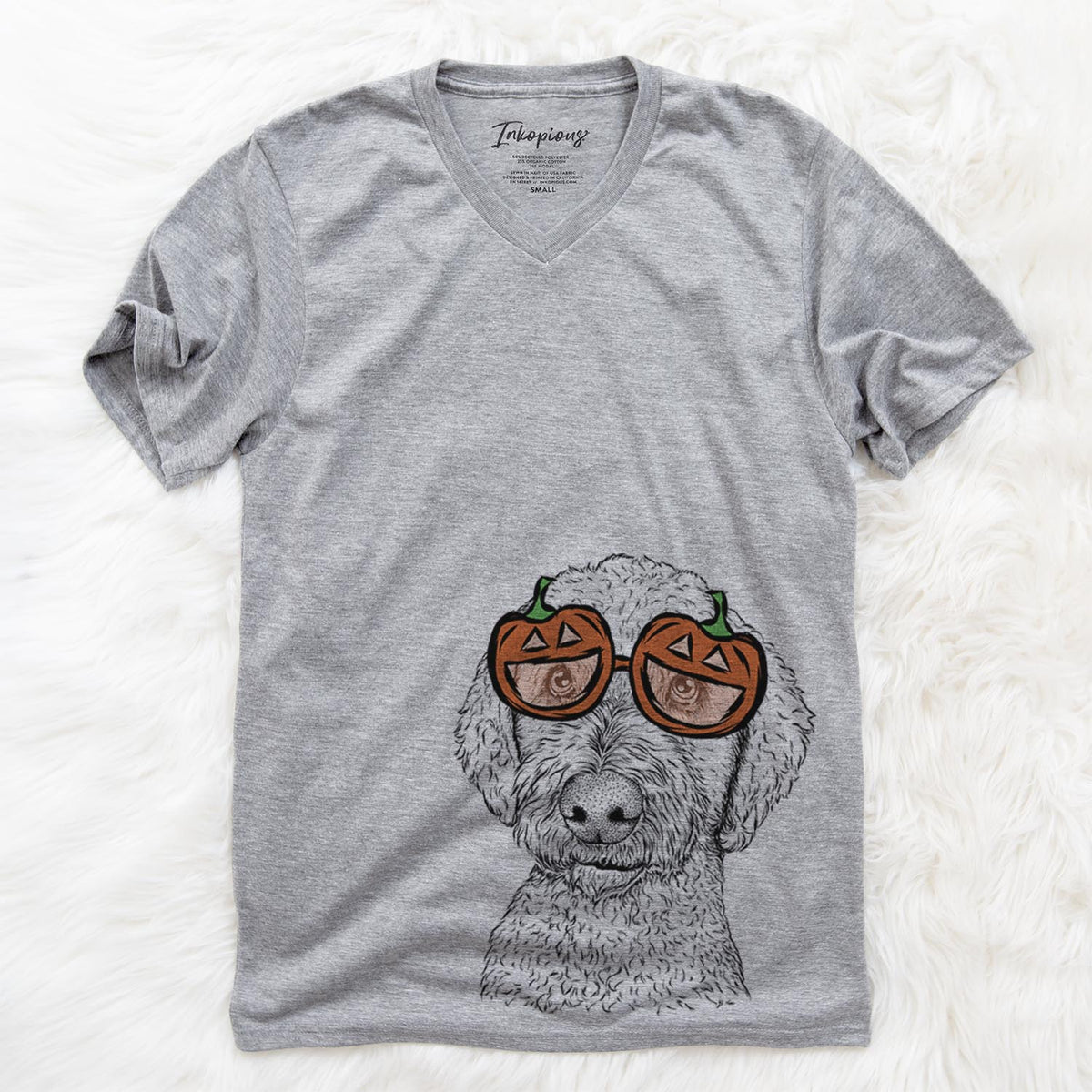 Lucy Boo the Goldendoodle  - Pumpkin Collection