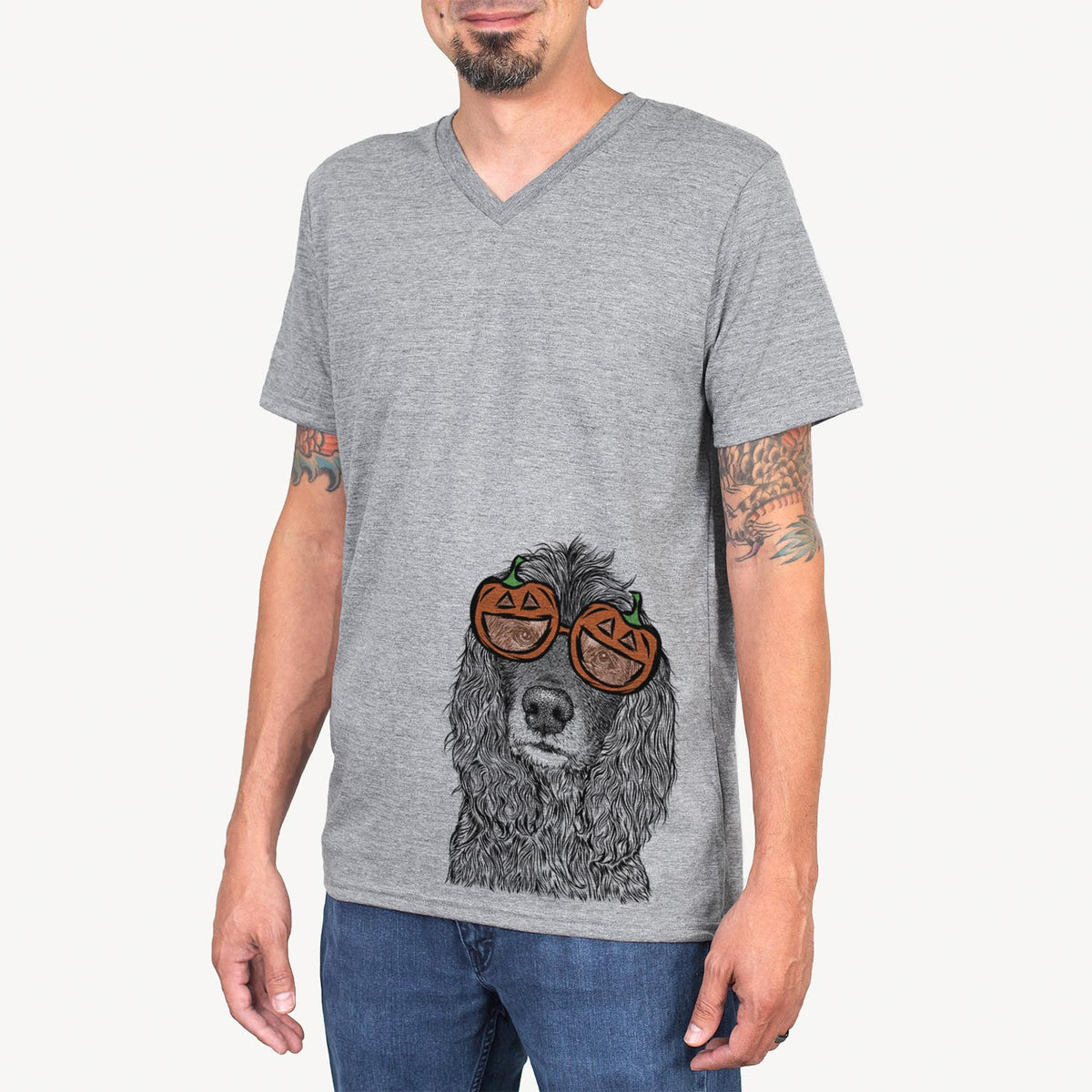 Marley Boy the American Cocker Spaniel  - Pumpkin Collection