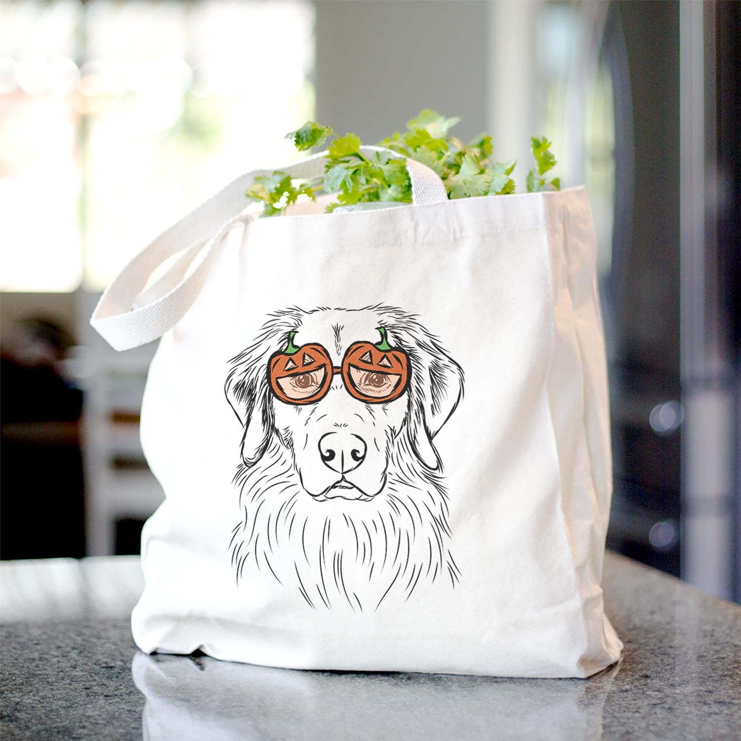 Marley the Golden Retriever - Tote Bag