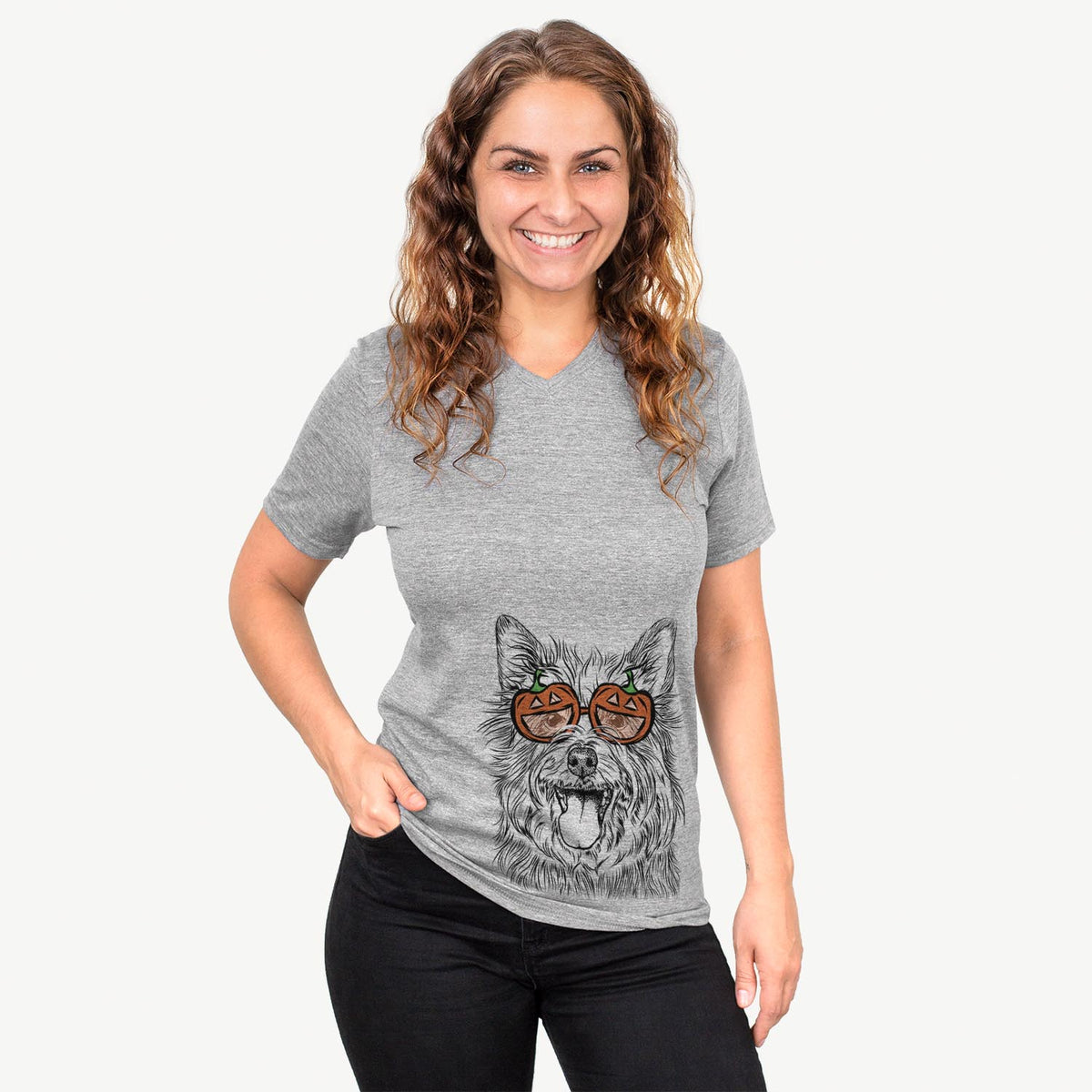 Middy the Australian Terrier  - Pumpkin Collection