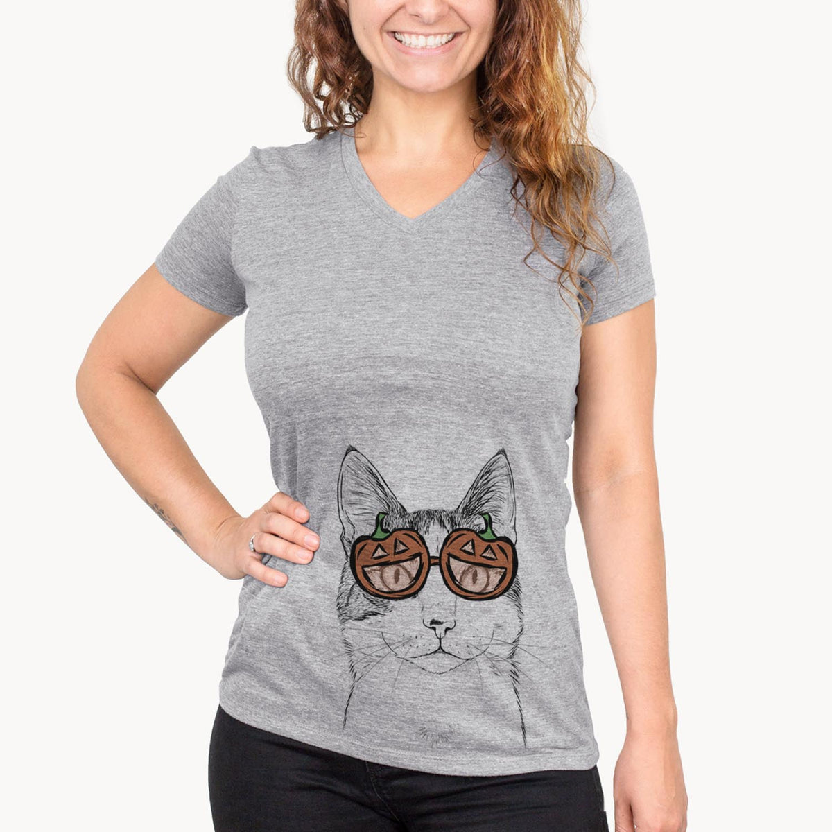 Mini Griffin the Domestic Shorthair Cat  - Pumpkin Collection