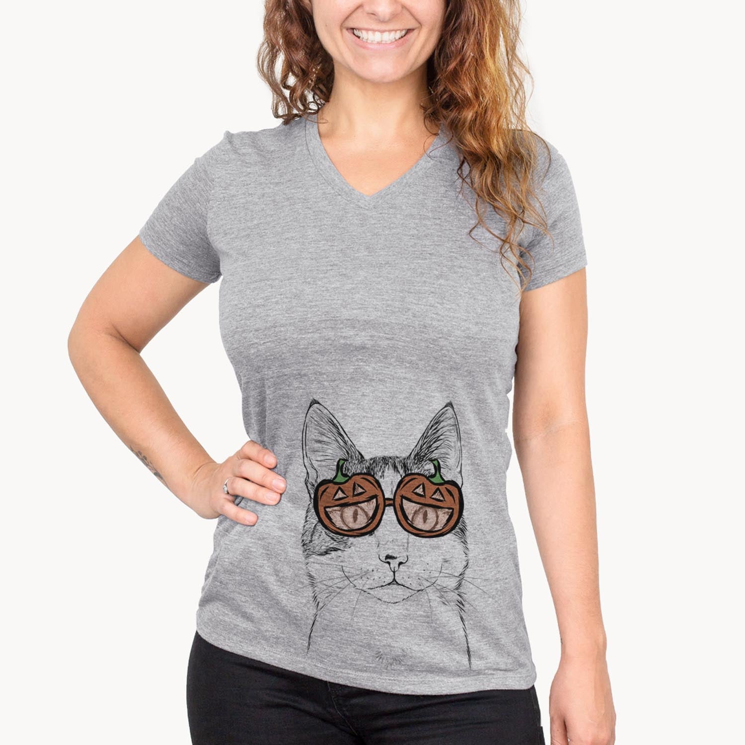 Mini Griffin the Domestic Shorthair Cat  - Pumpkin Collection