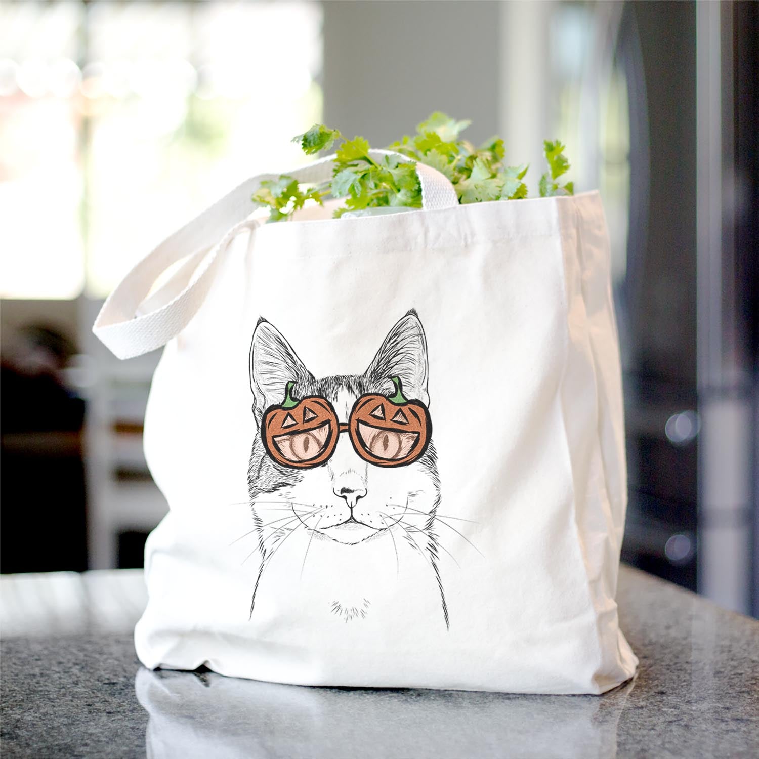 Mini Griffin the Domestic Shorthair Cat - Tote Bag