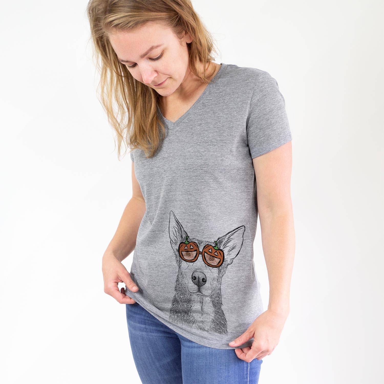 Misty the German Shepherd Mix  - Pumpkin Collection