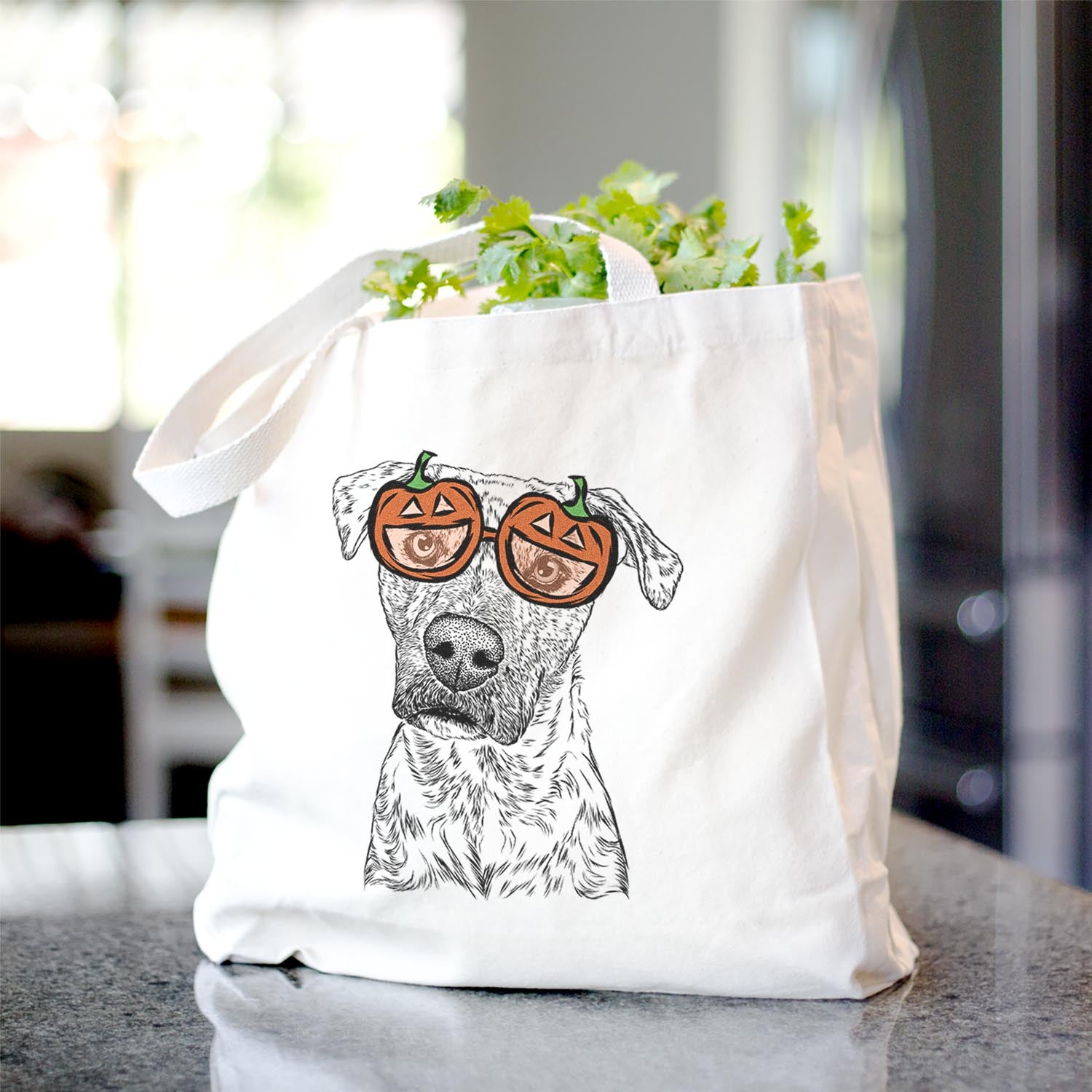 Monster Baby the Pitbull Mix - Tote Bag