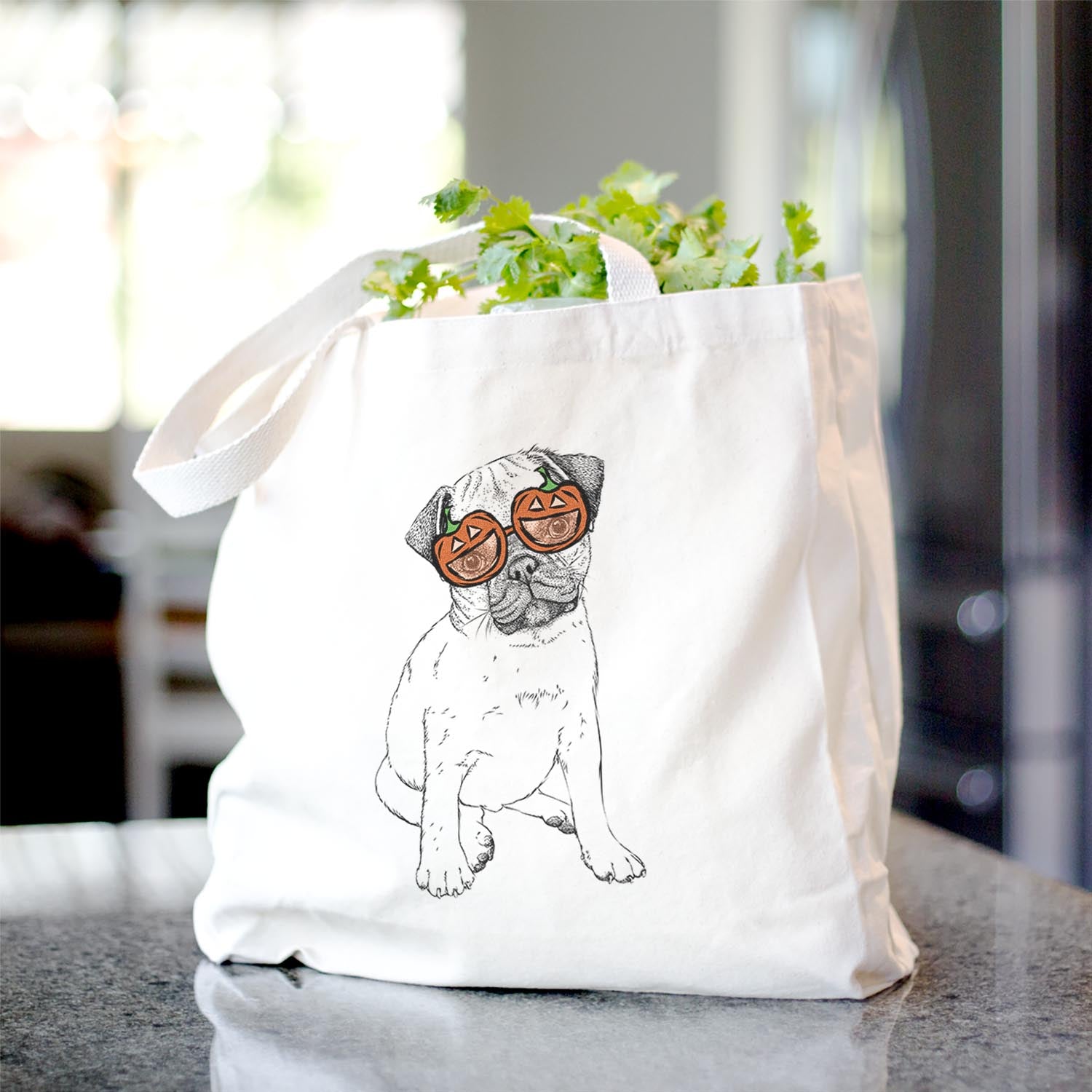 Nelson the Pug - Tote Bag