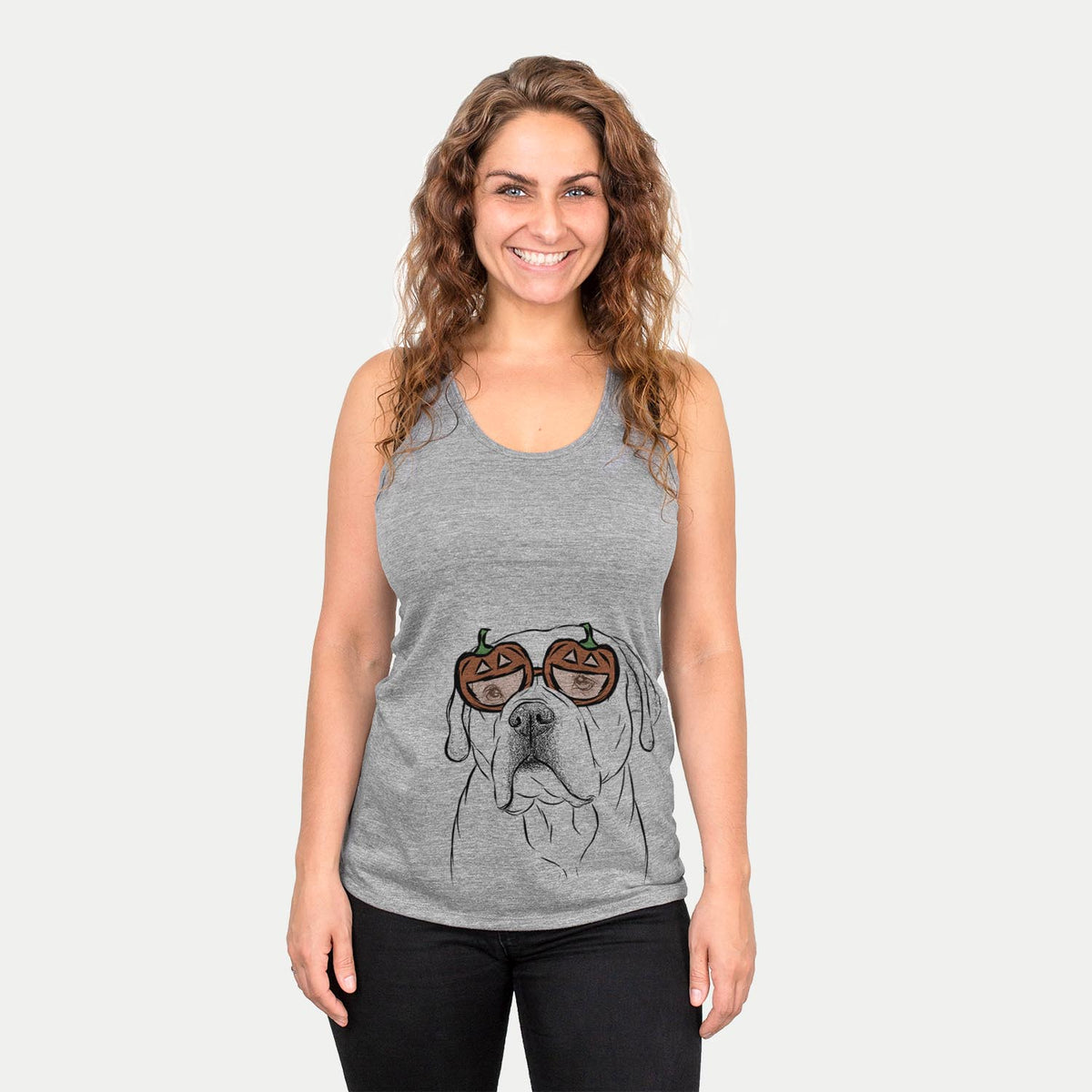 Nora the American Bulldog Mix  - Pumpkin Collection