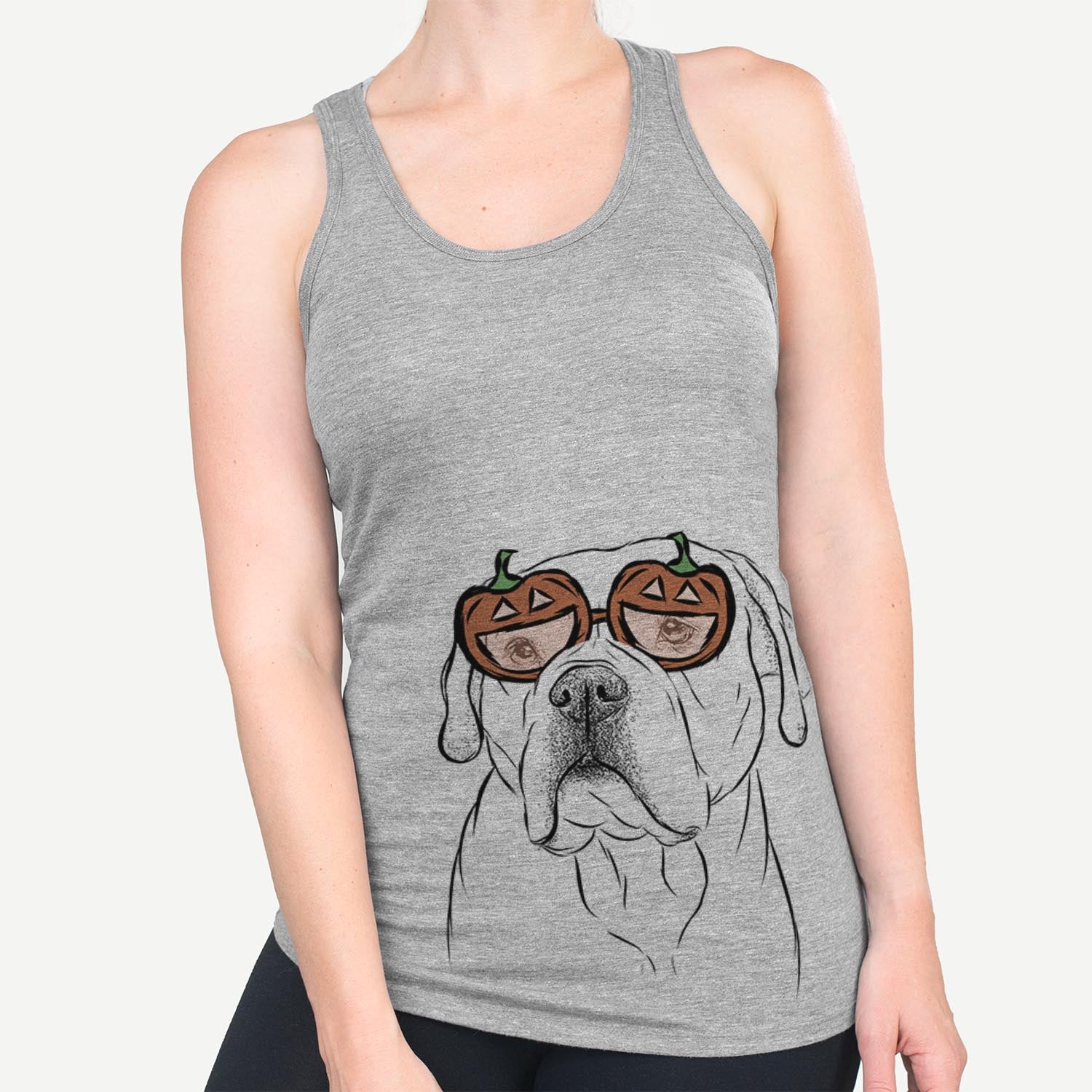 Nora the American Bulldog Mix  - Pumpkin Collection