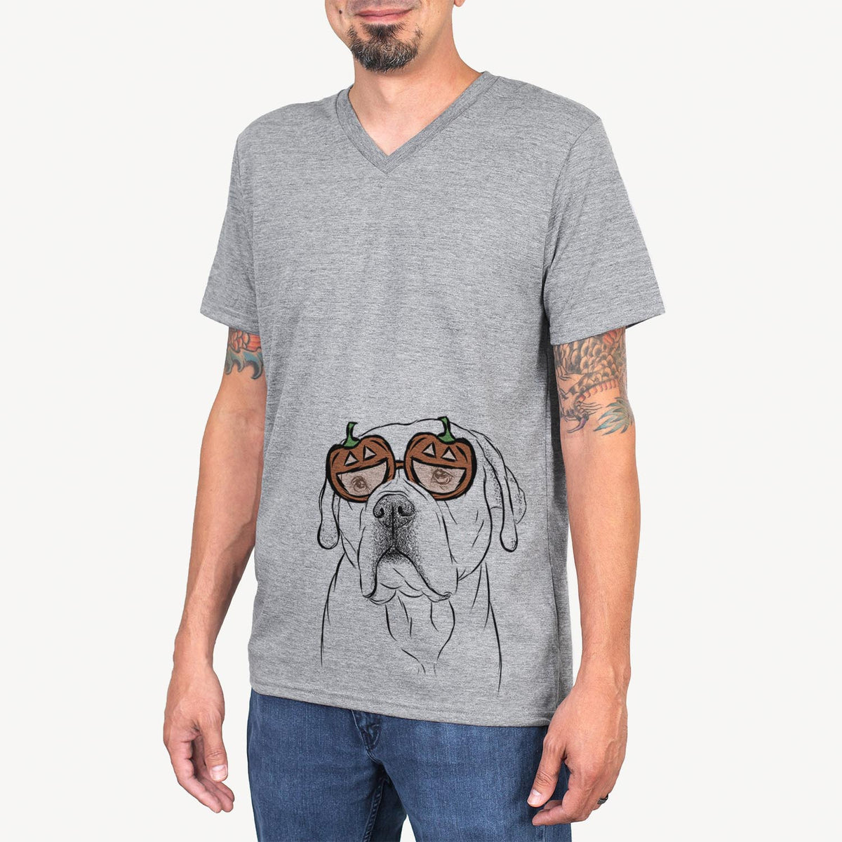 Nora the American Bulldog Mix  - Pumpkin Collection