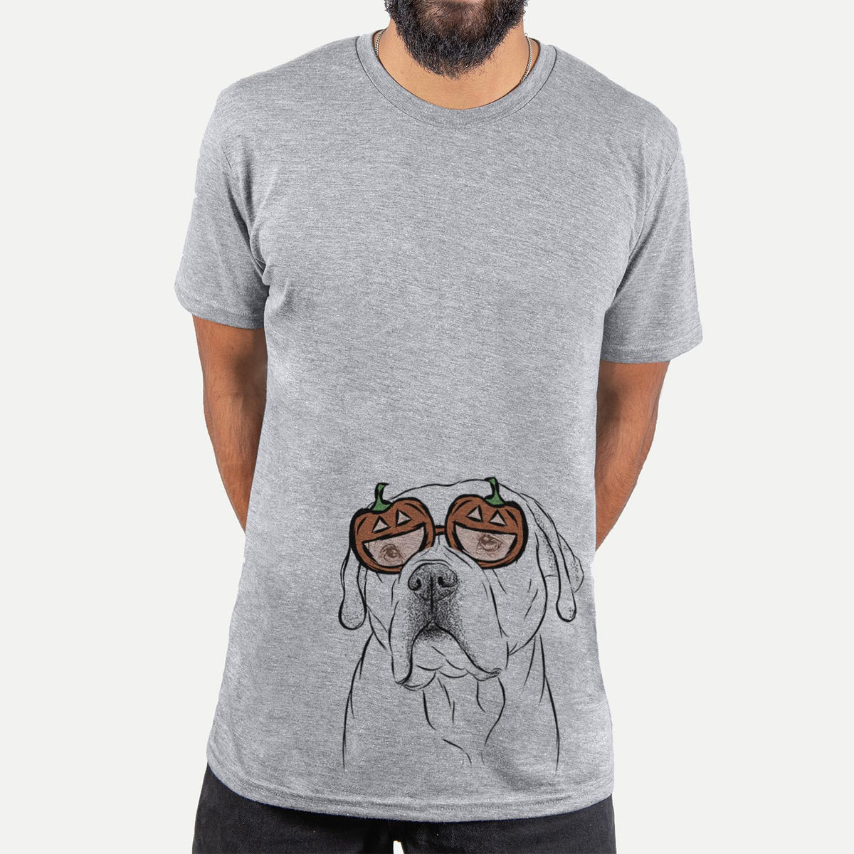 Nora the American Bulldog Mix  - Pumpkin Collection