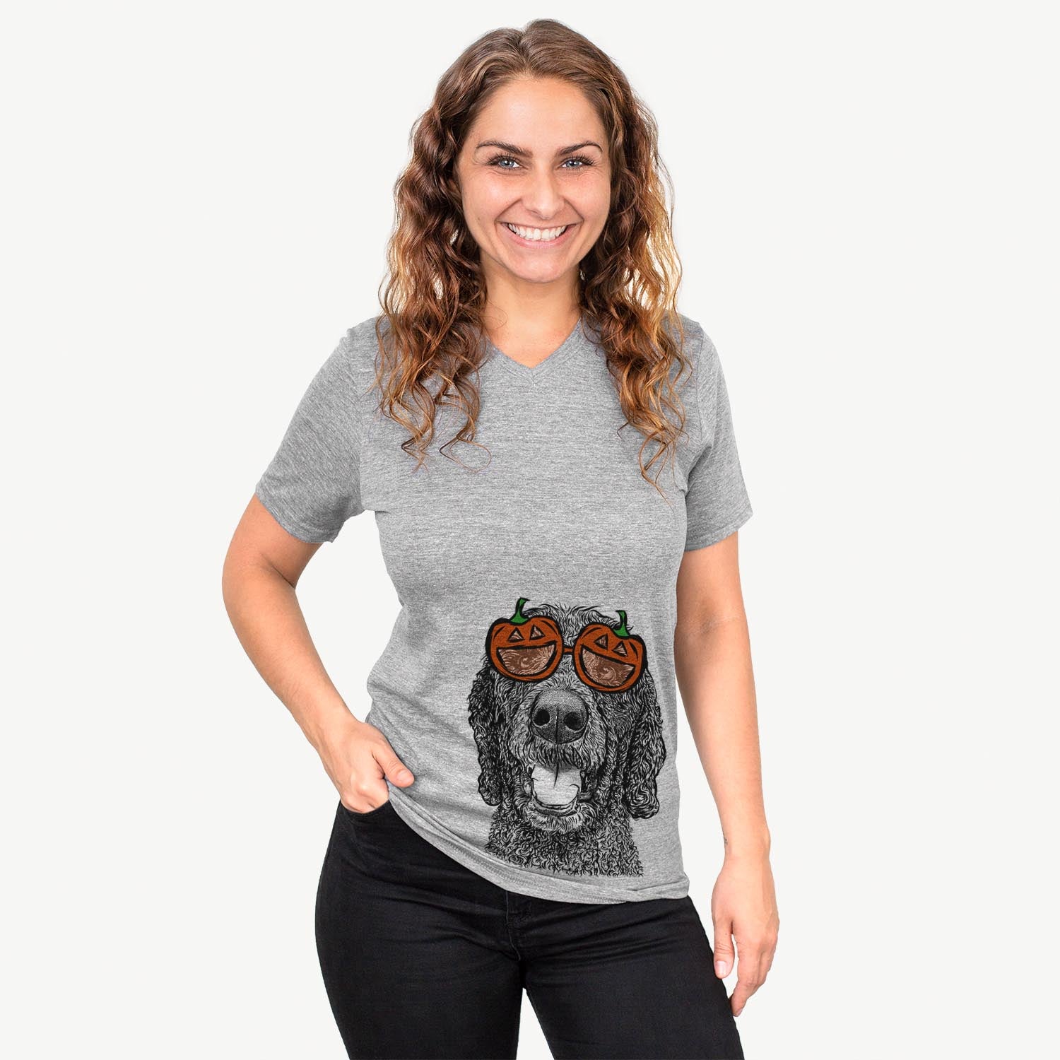 Obi James the Goldendoodle  - Pumpkin Collection