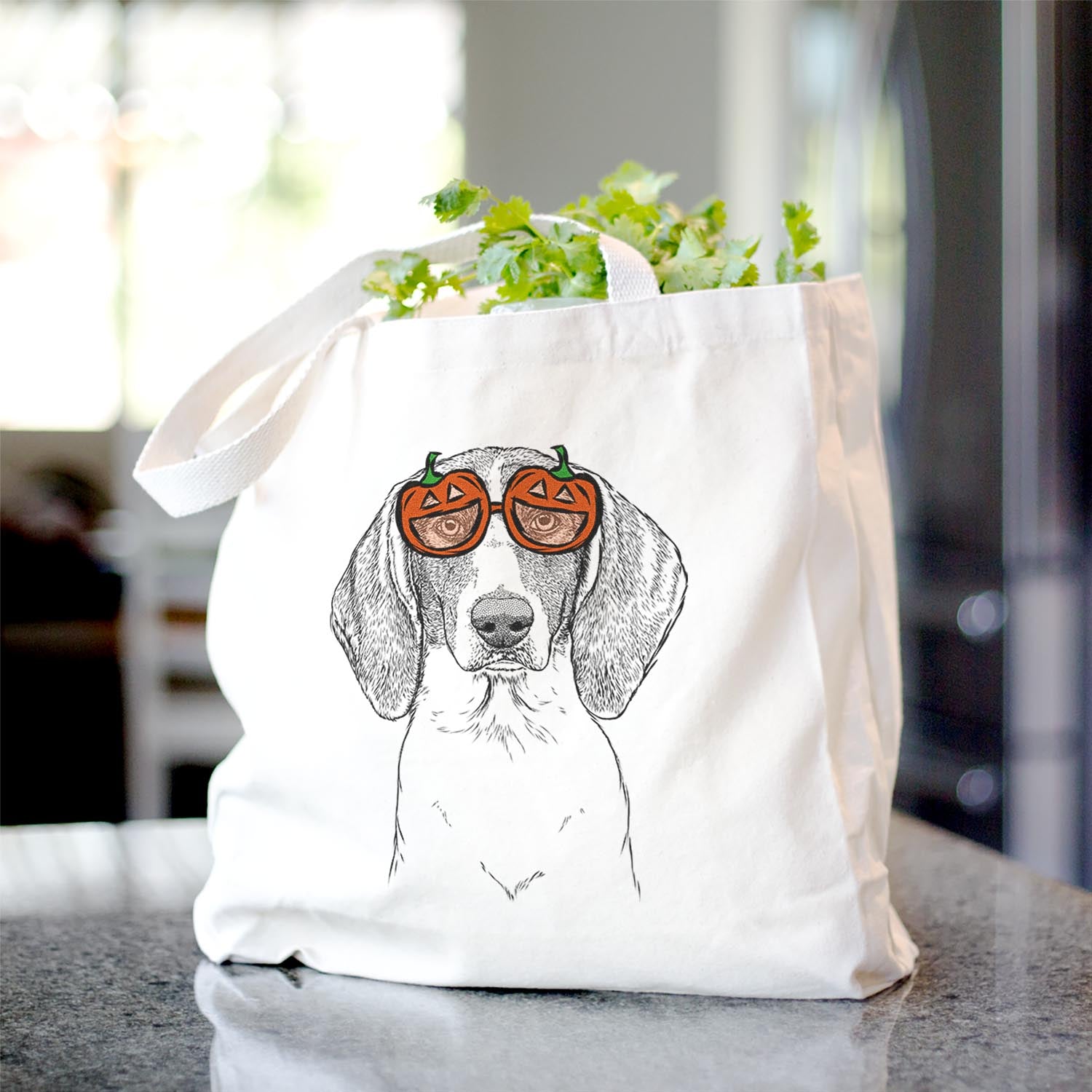 Orin the Treeing Walker Coonhound - Tote Bag