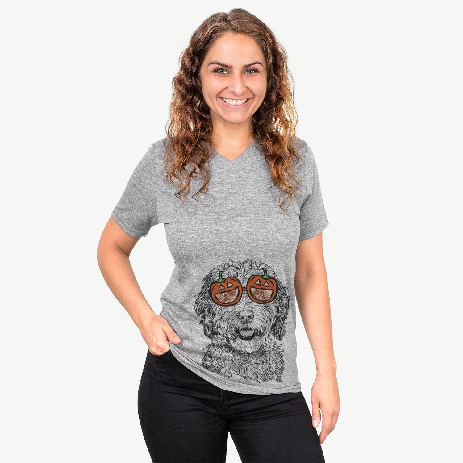 Palmer the Aussiedoodle  - Pumpkin Collection