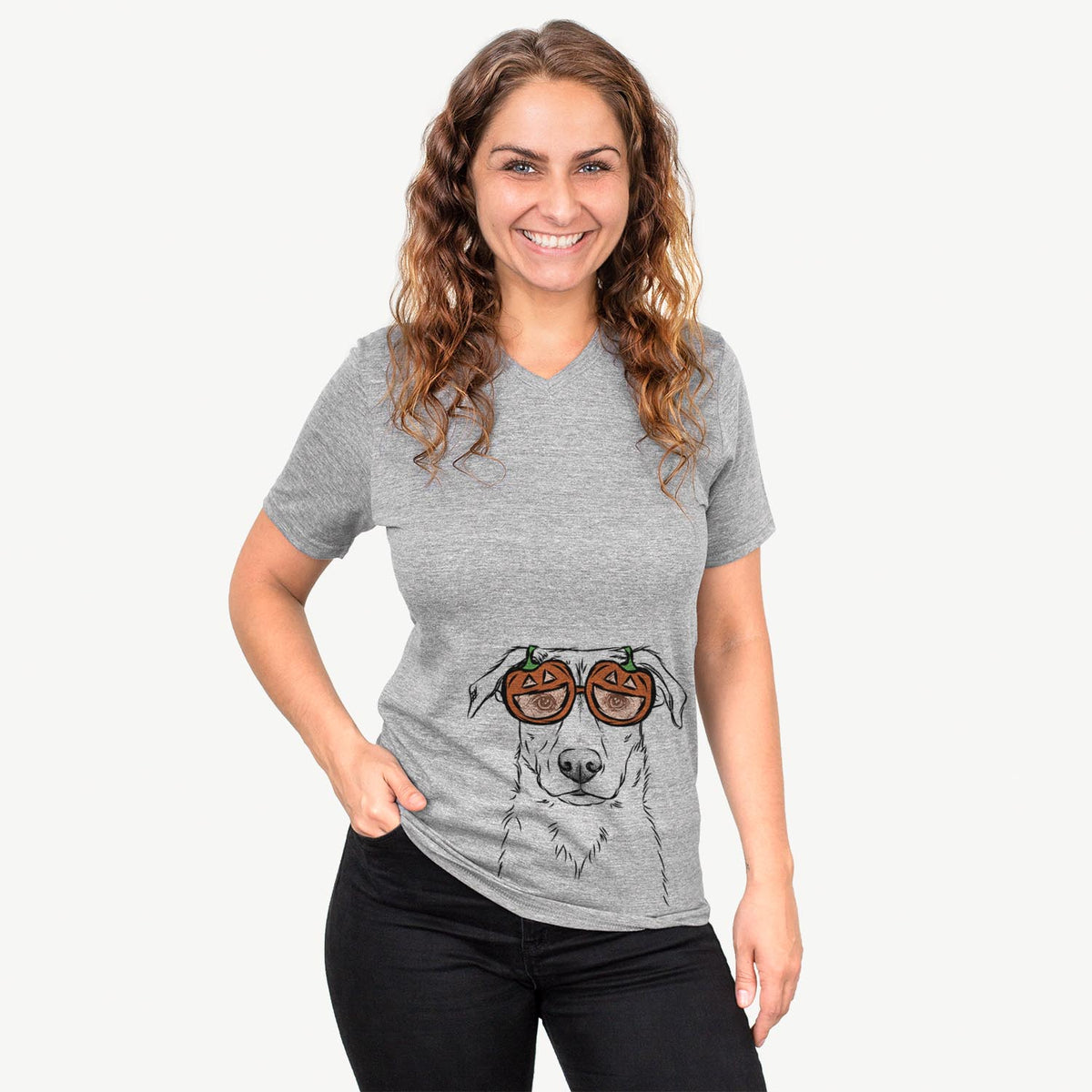 Peanut the Lab Mix  - Pumpkin Collection