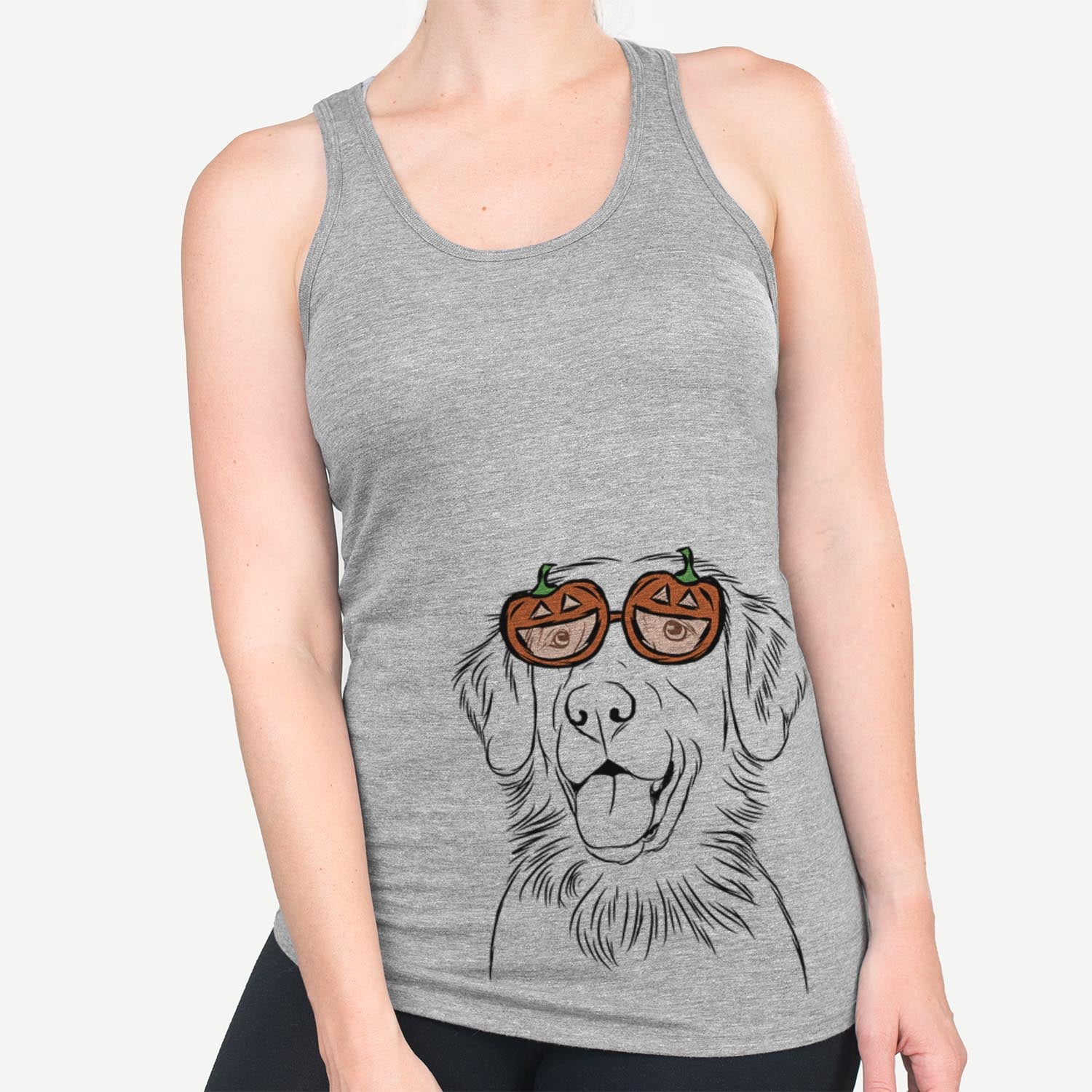 Raisin the Flat Coated Retriever  - Pumpkin Collection