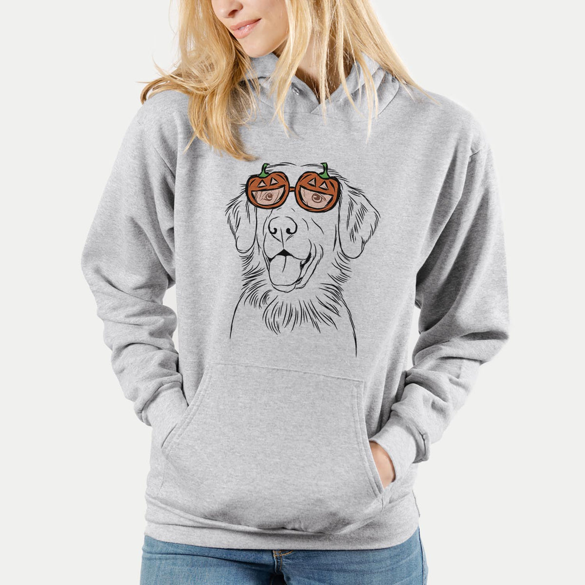 Raisin the Flat Coated Retriever  - Pumpkin Collection