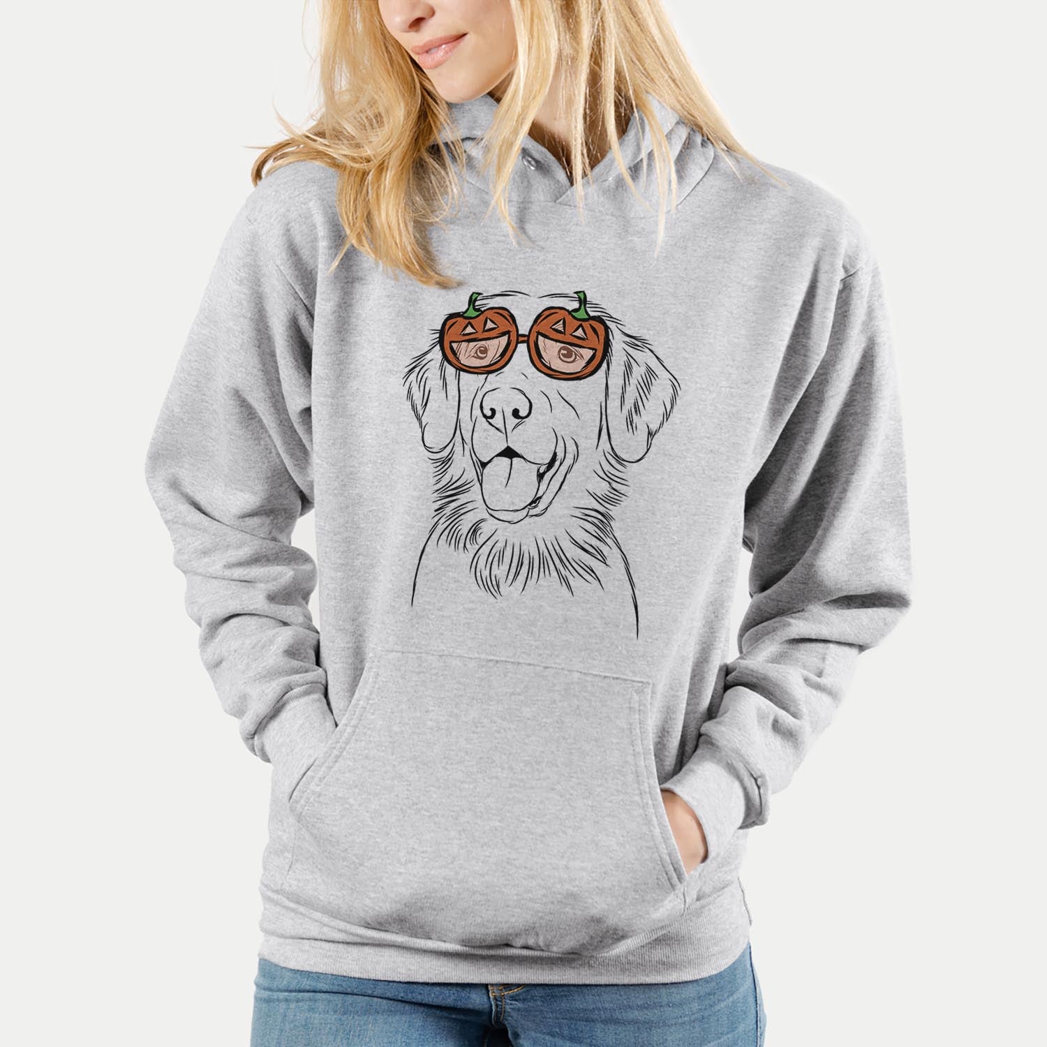 Raisin the Flat Coated Retriever  - Pumpkin Collection