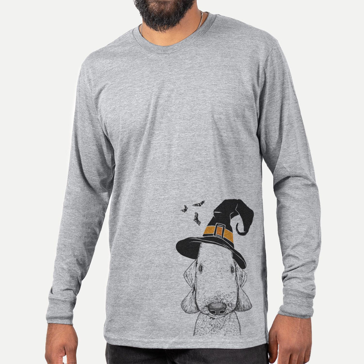 Remington the Bedlington Terrier  - Pumpkin Collection