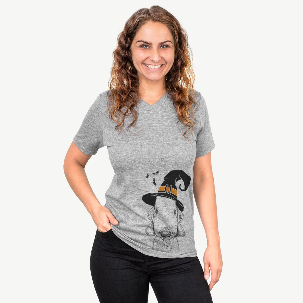 Remington the Bedlington Terrier  - Pumpkin Collection