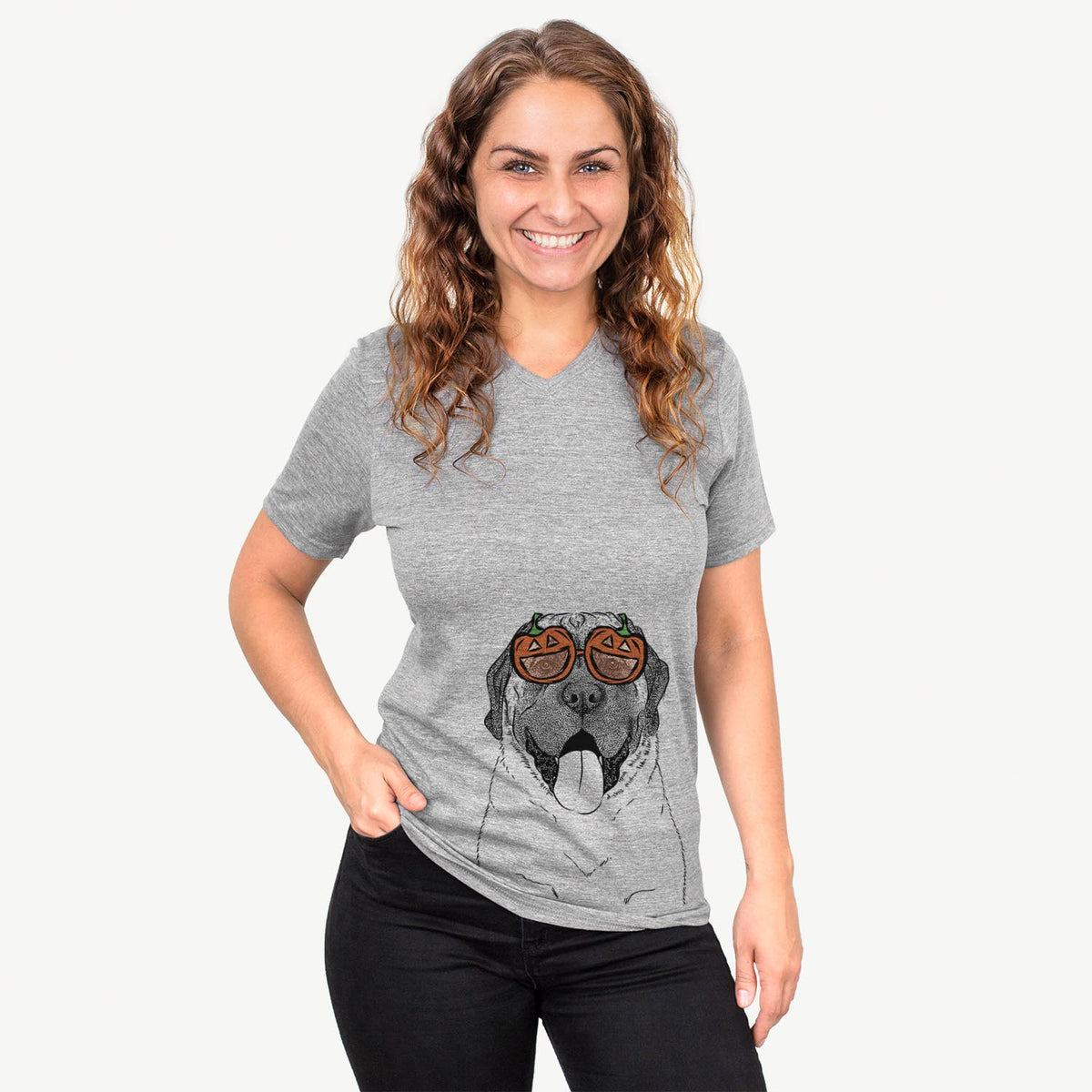 Remmie the English Mastiff  - Pumpkin Collection