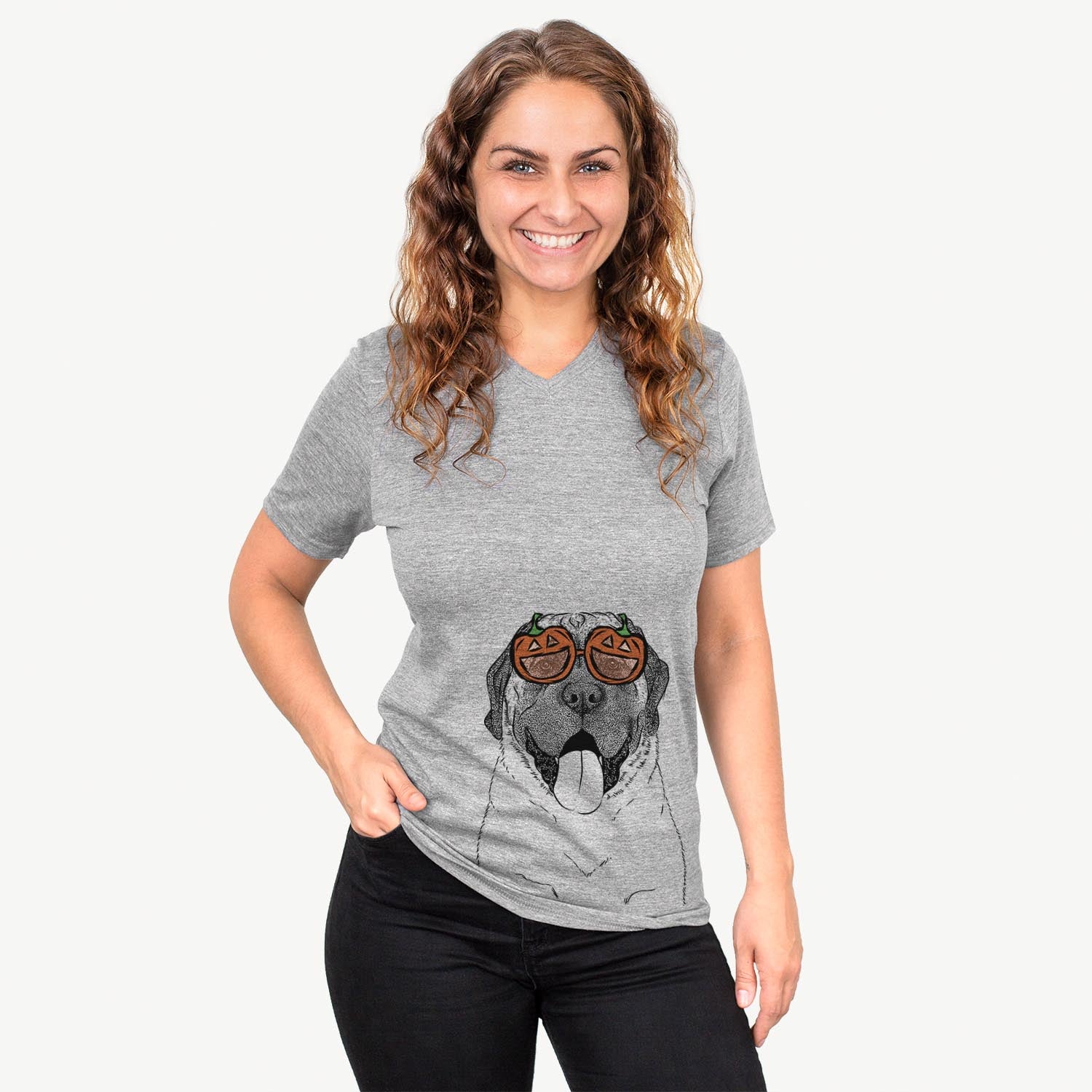 Remmie the English Mastiff  - Pumpkin Collection