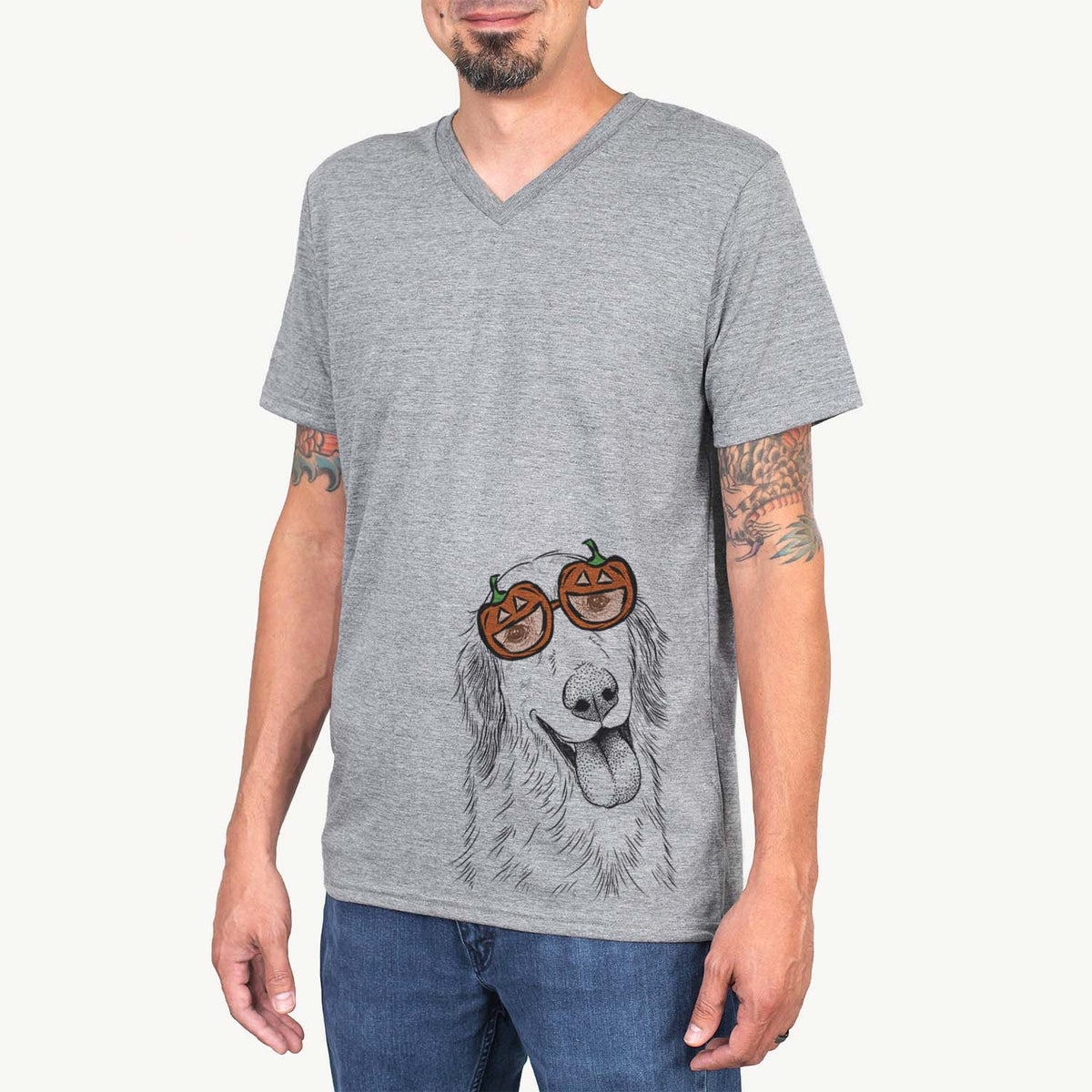 Shelby the Golden Retriever  - Pumpkin Collection